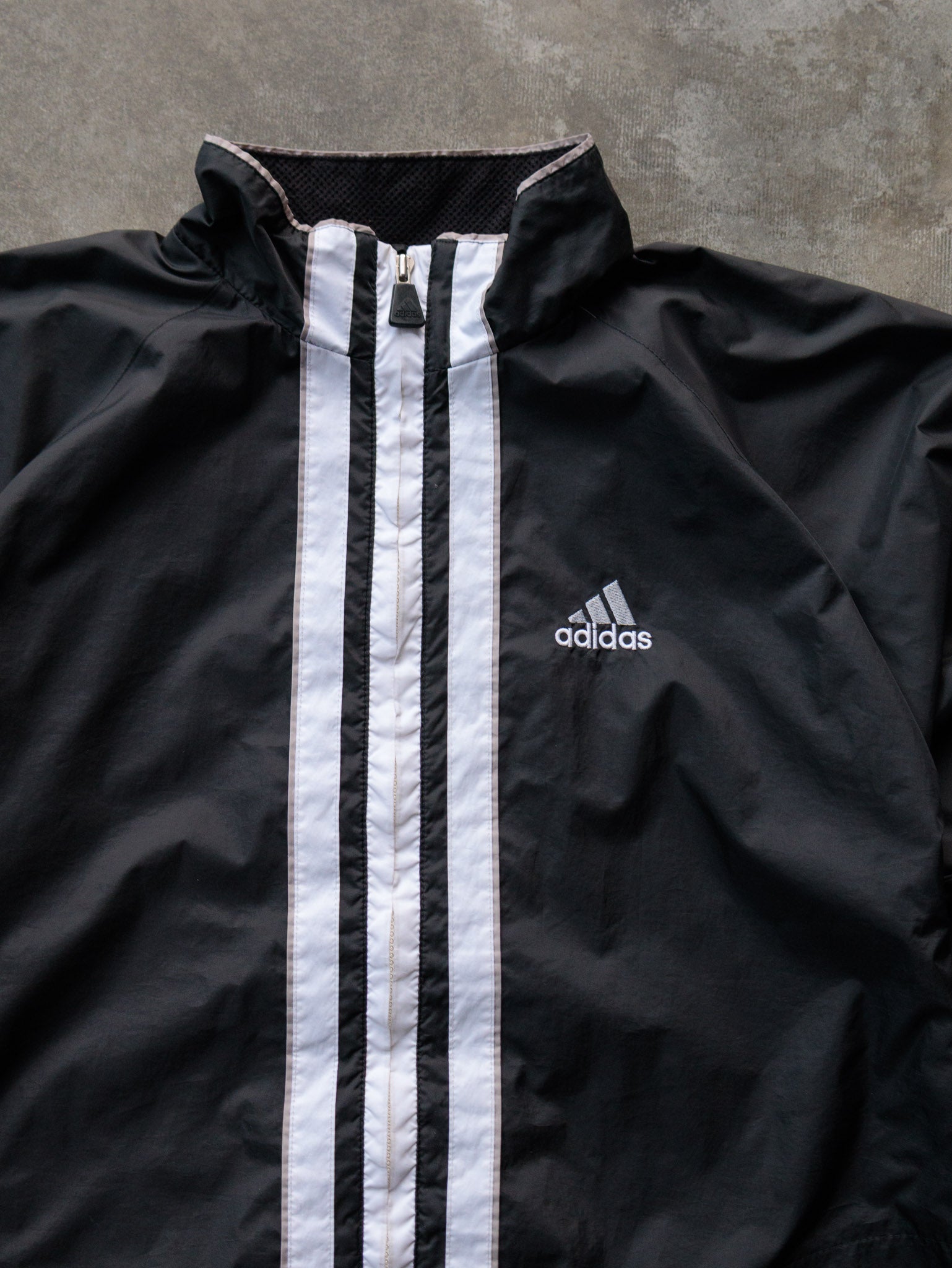 Vintage Black Adidas Track Jacket (M)