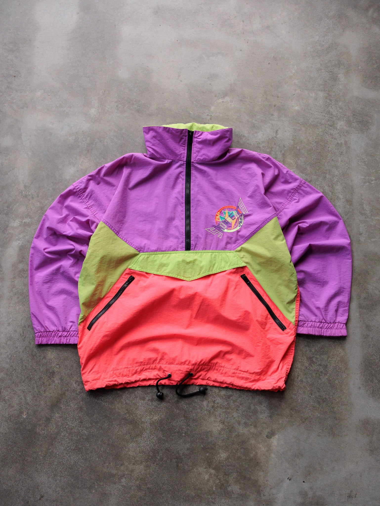 Vintage 90s Purple Fila Snow Beach Jacket (XL)
