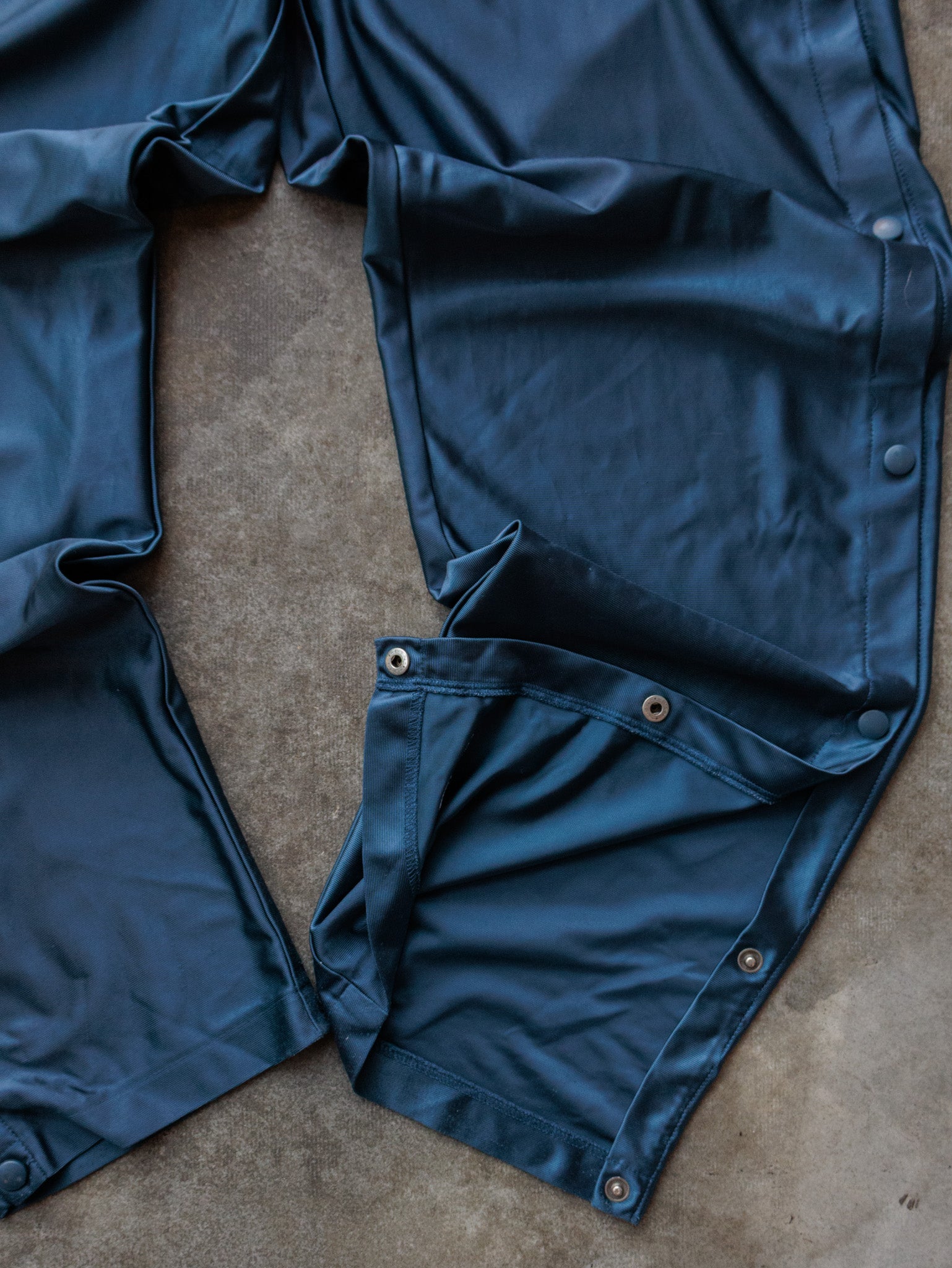 Vintage 90s Navy Nike Snap Pants (M)