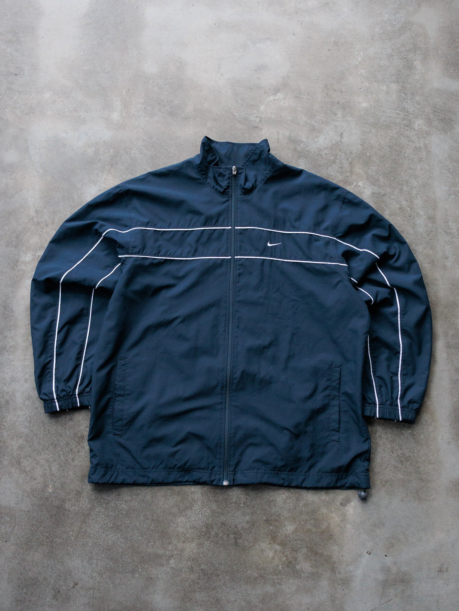 Vintage Navy Nike Jacket (XL)
