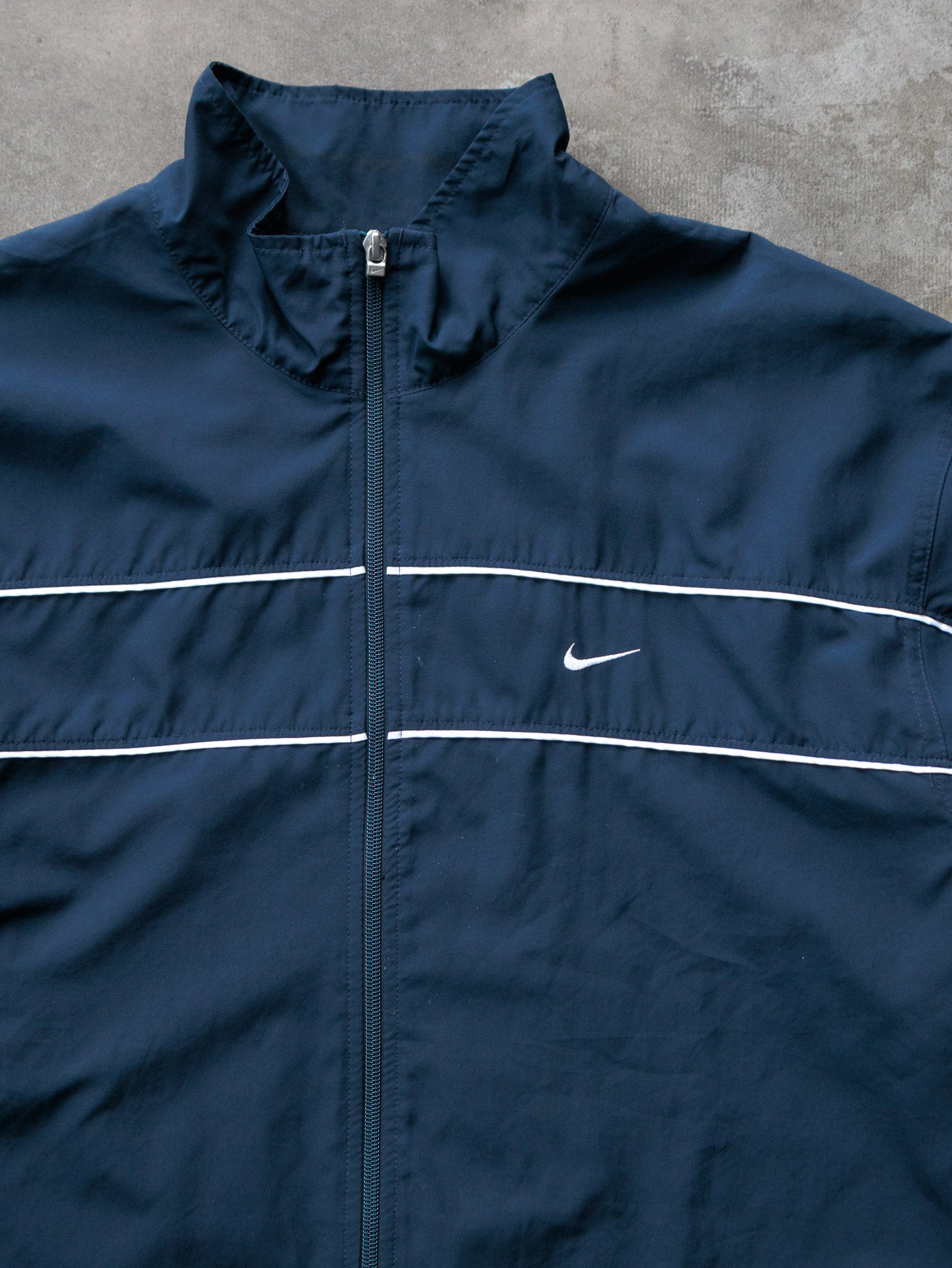 Vintage Navy Nike Jacket (XL)