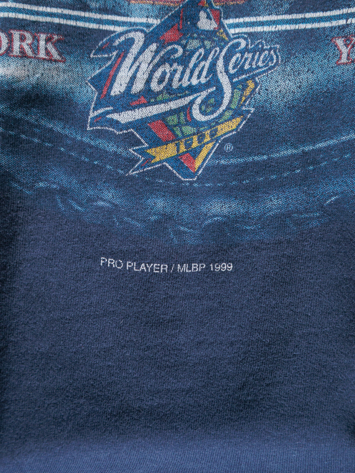 Vintage 1999 Navy New York Yankees World Series Champions Tee (-)