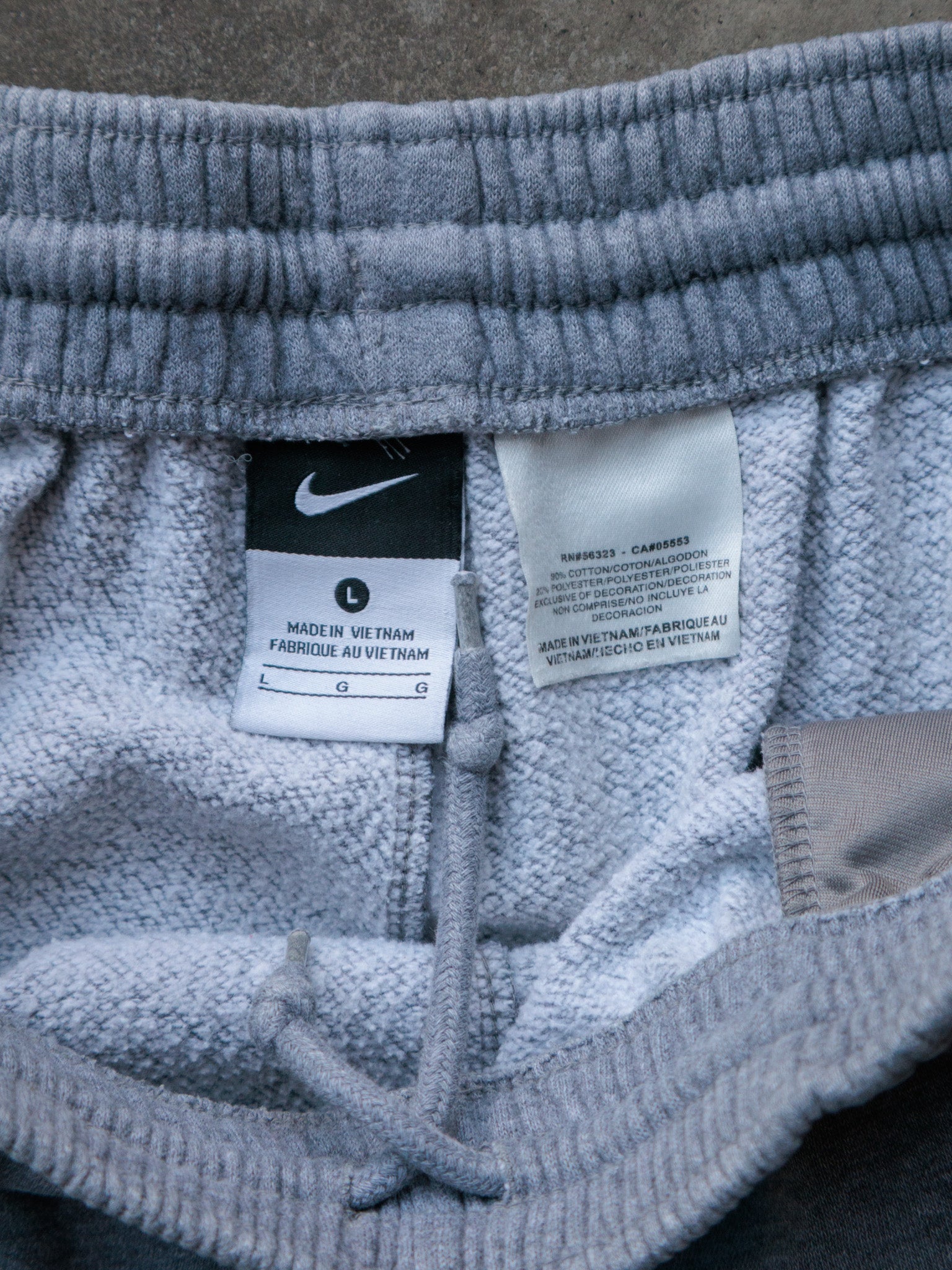 Vintage Grey Nike Sweatpants (L)