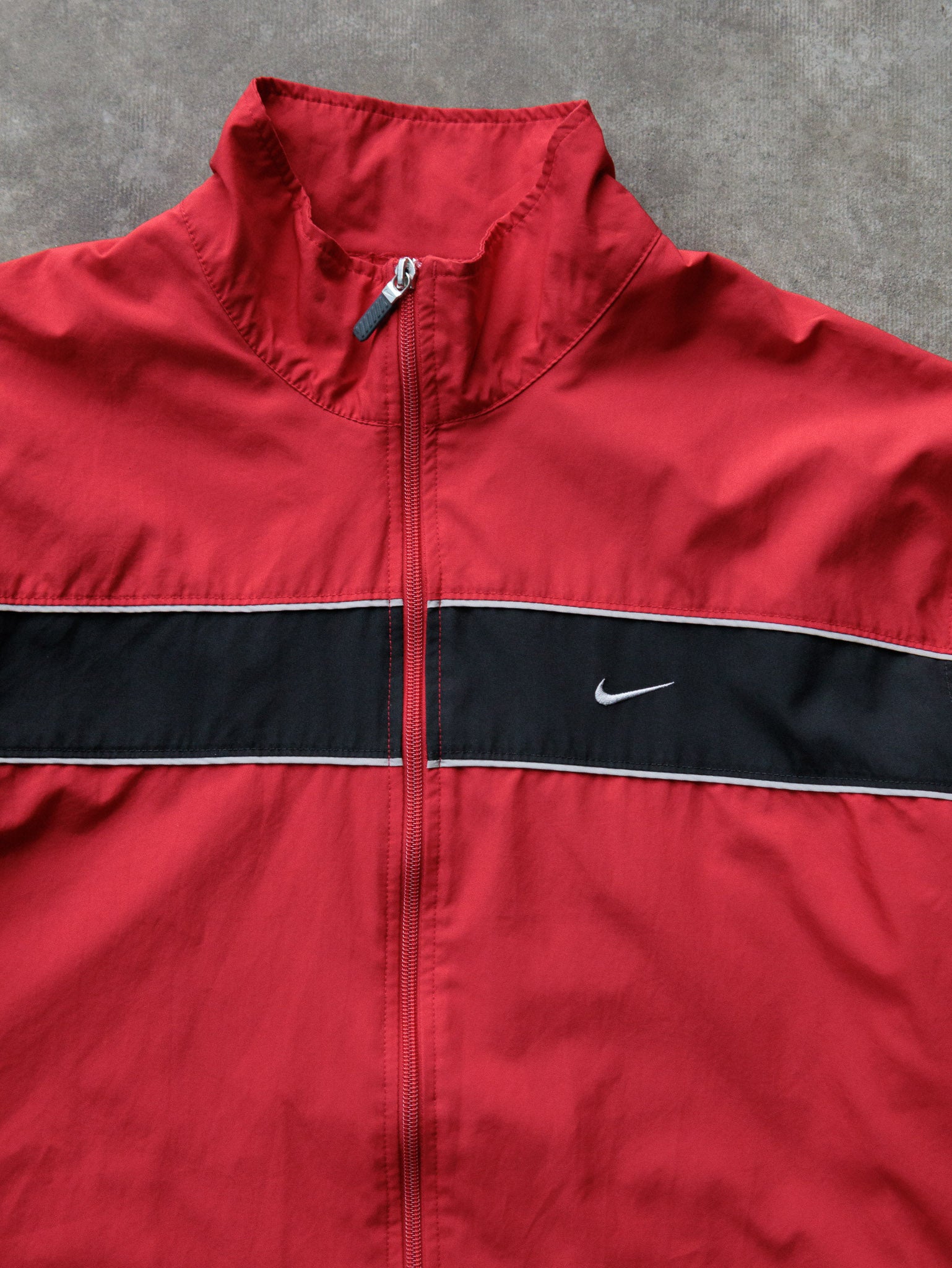 Vintage 00s Red & Black Nike Jacket (XL)