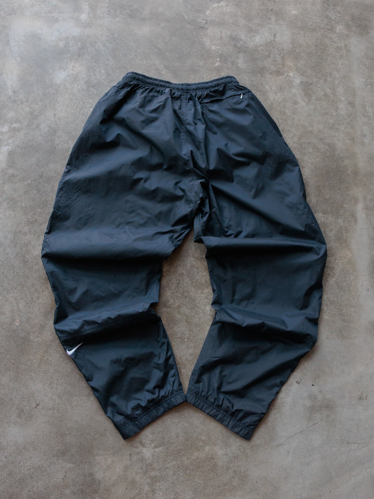 Vintage 00s Black Nike Track Pants (XL)