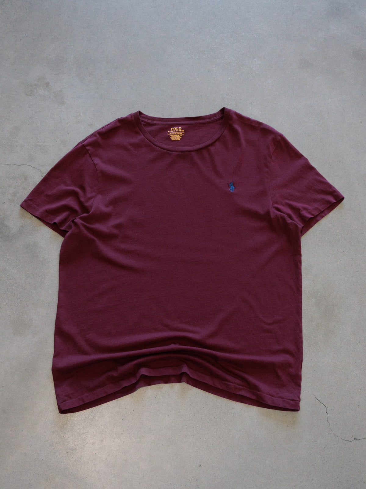 Vintage Red Polo Ralph Lauren Tee (XL)