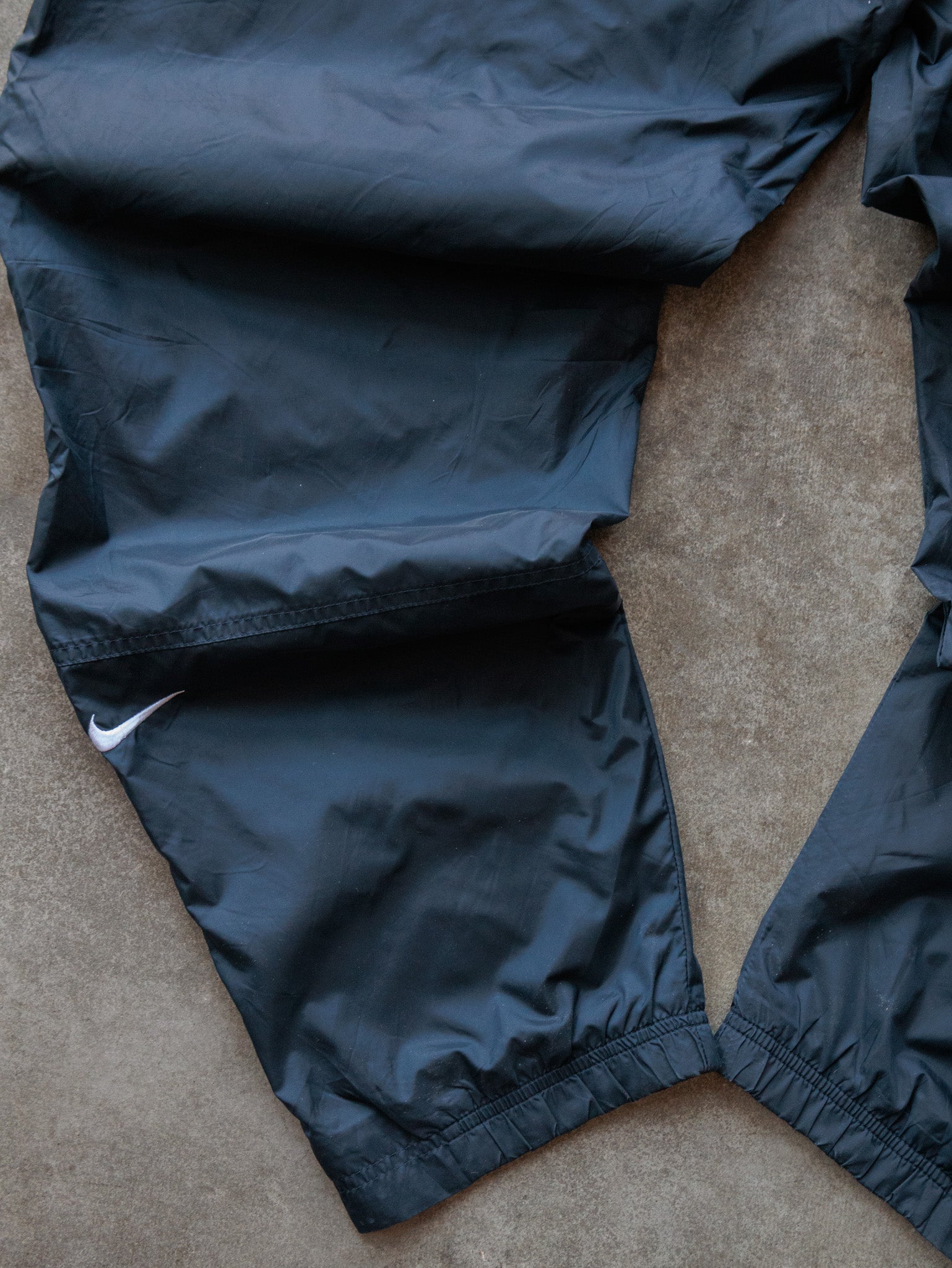 Vintage 00s Black Nike Track Pants (XL)