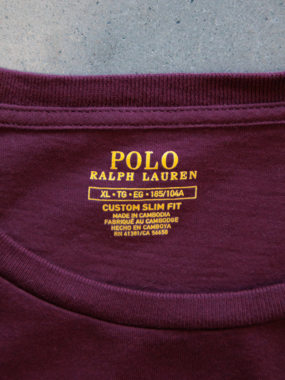 Vintage Red Polo Ralph Lauren Tee (XL)