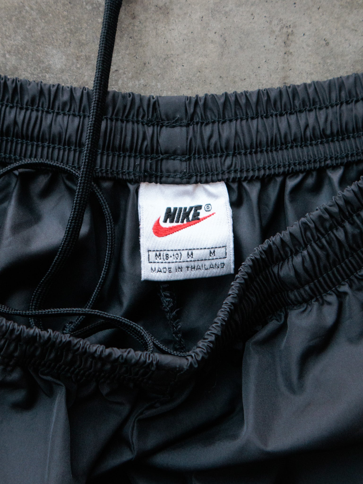 Vintage 00s Black Nike Track Pants (Women's M)