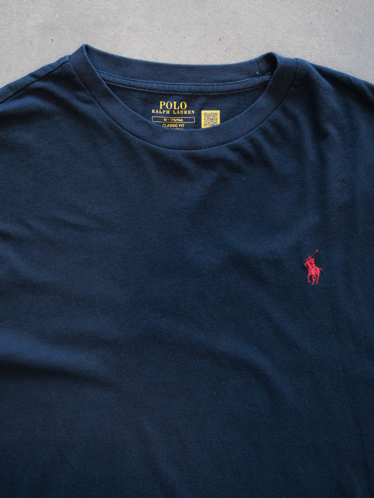 Navy Polo Ralph Lauren Tee (M)