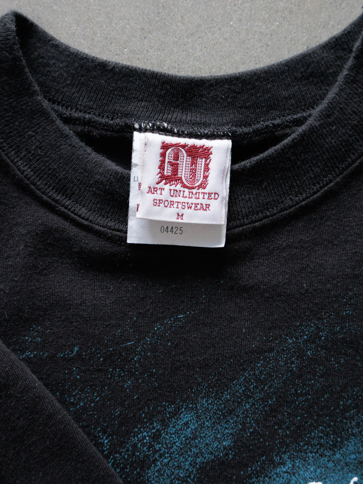 Vintage 90s Black Bald Eagle Tee (M)