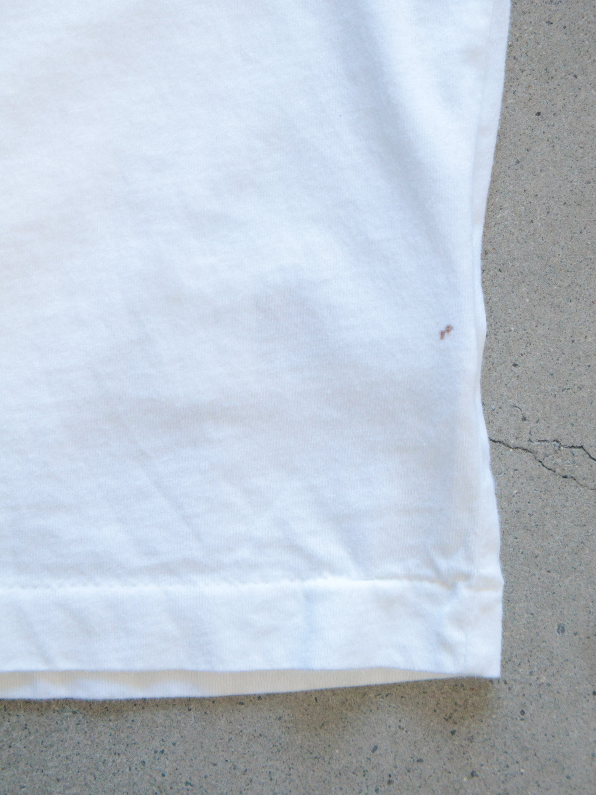 Vintage White Polo Ralph Lauren Pocket Tee (M)