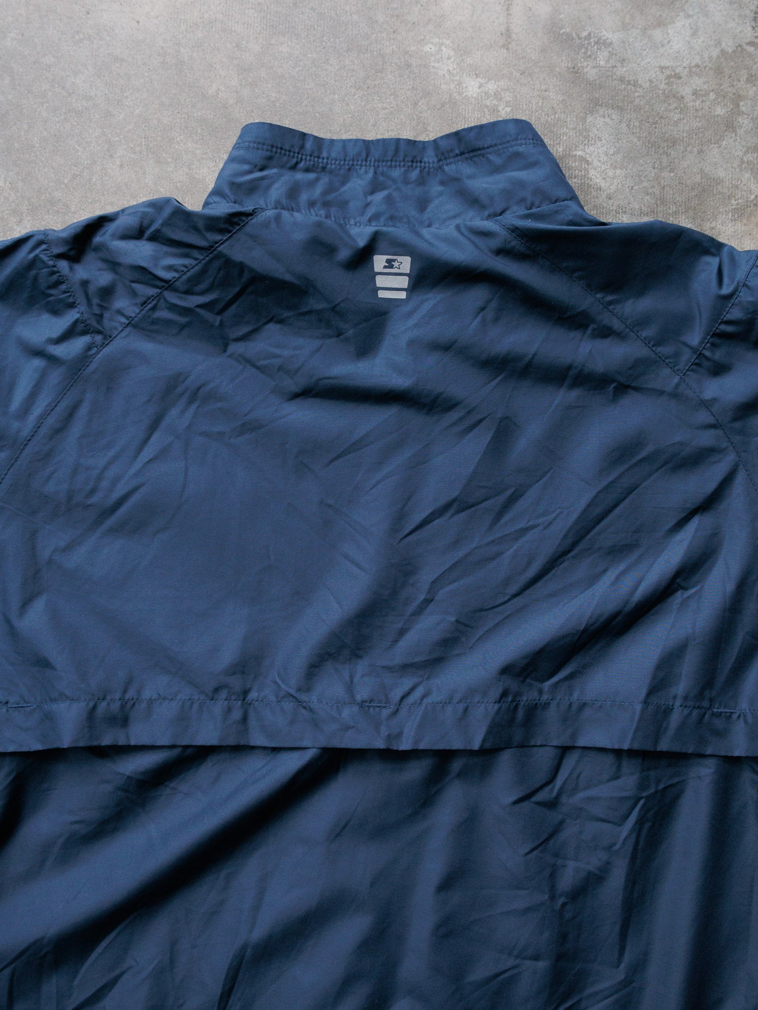 Vintage 00s Navy Starter Jacket (XL)