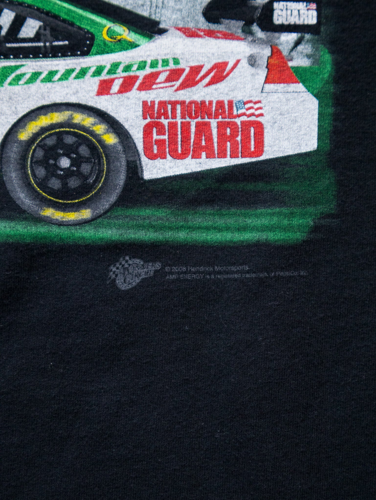 Vintage 00s Black Dale Earnhardt Jr. NASCAR Tee (XL)