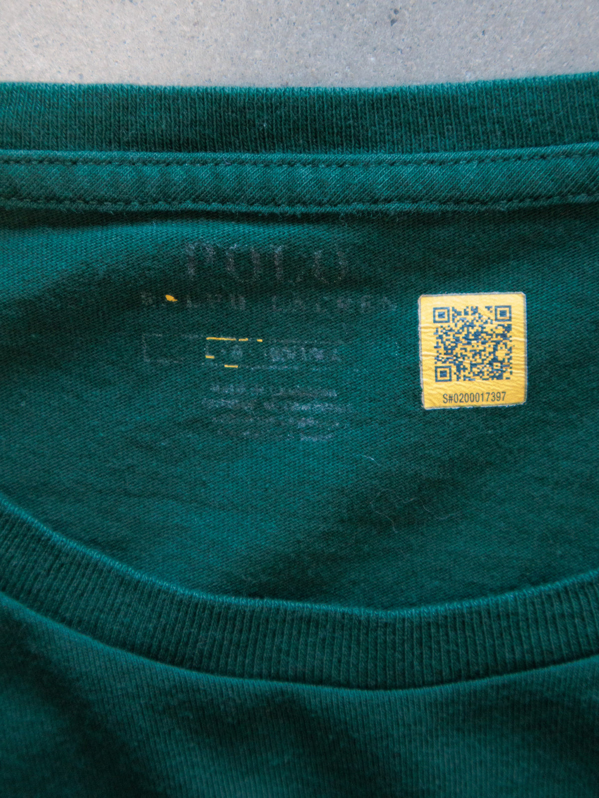 Green Polo Ralph Lauren Tee (-)