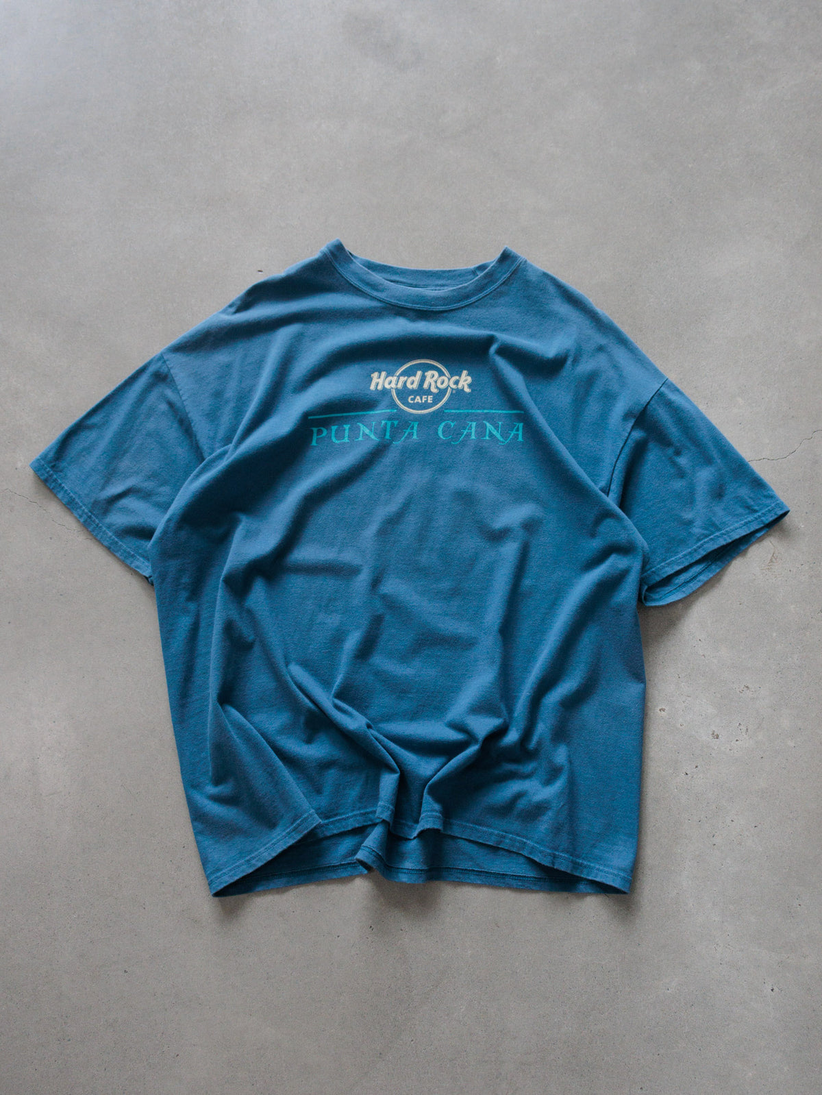 Vintage 00s Blue Hard Rock Cafe Punta Cana Tee (2XL)