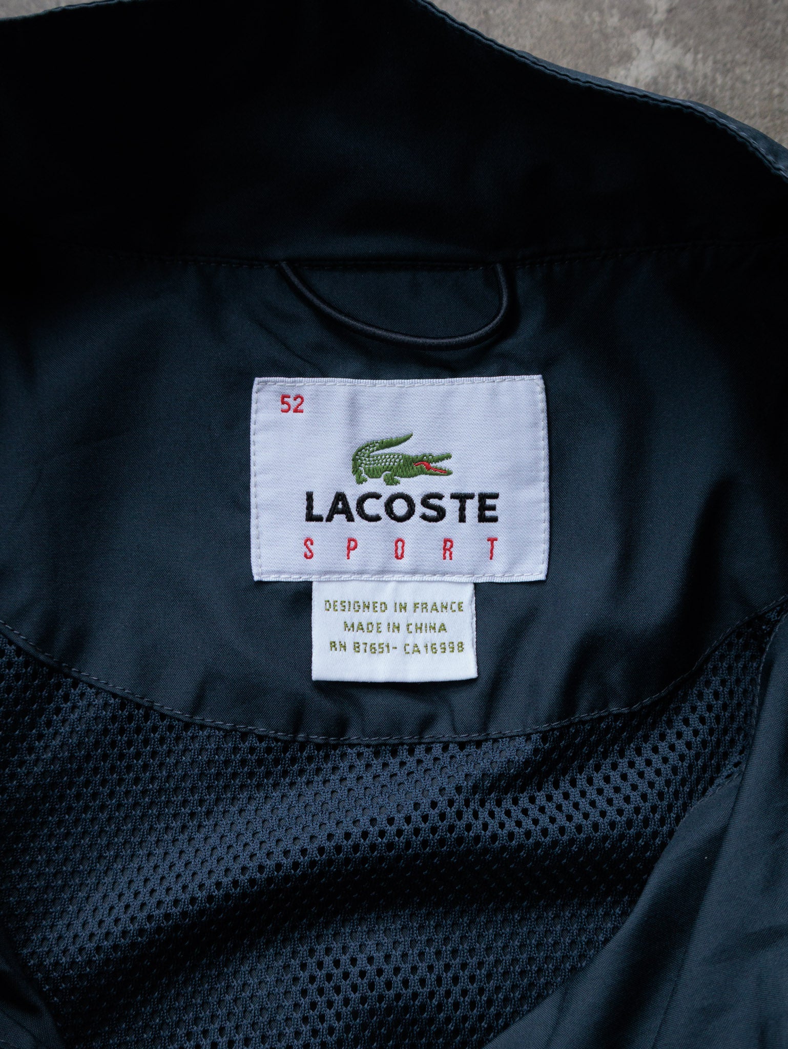 Vintage Navy Lacoste Golf Jacket (XL)