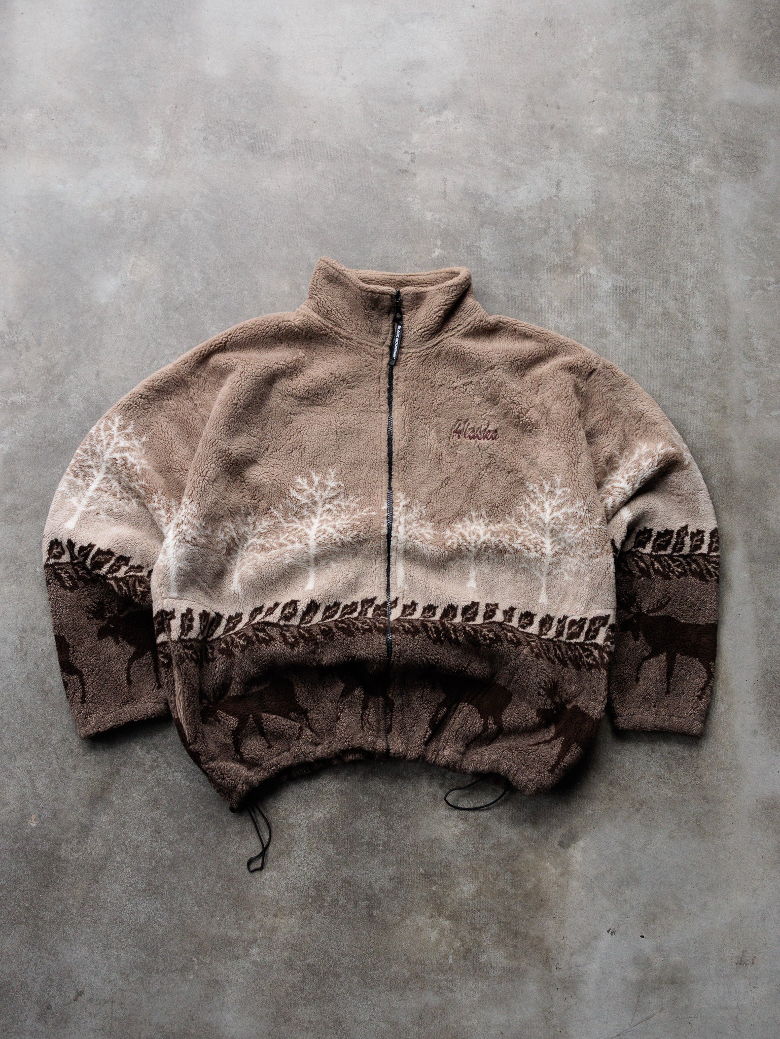 Vintage Alaska Fleece Sweatshirt (L)