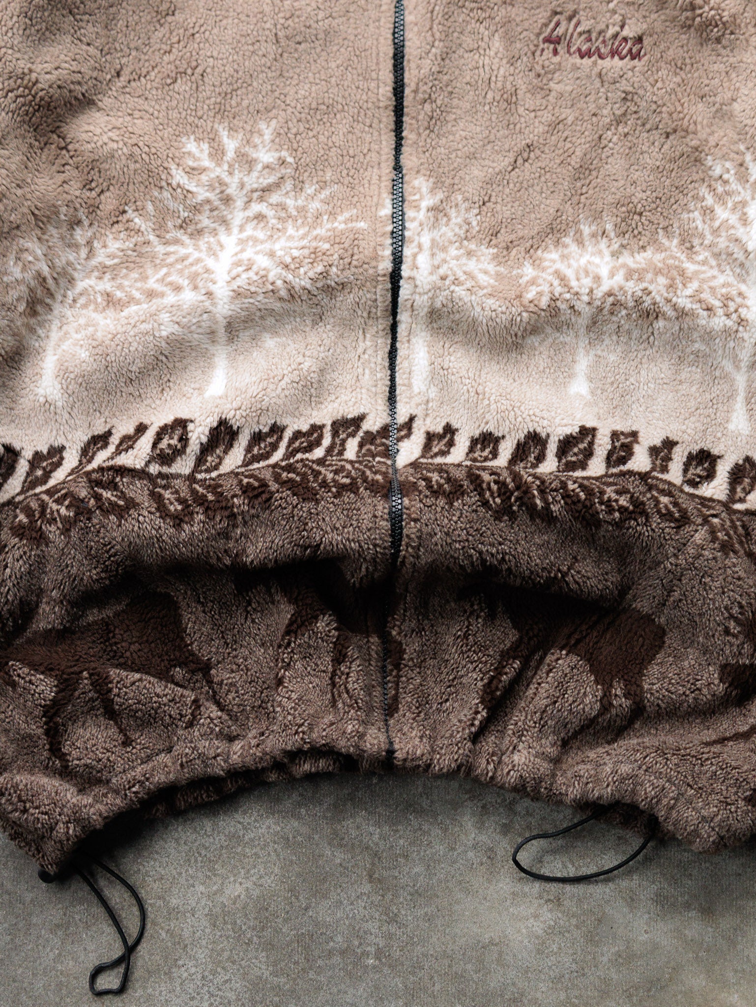 Vintage Alaska Fleece Sweatshirt (L)