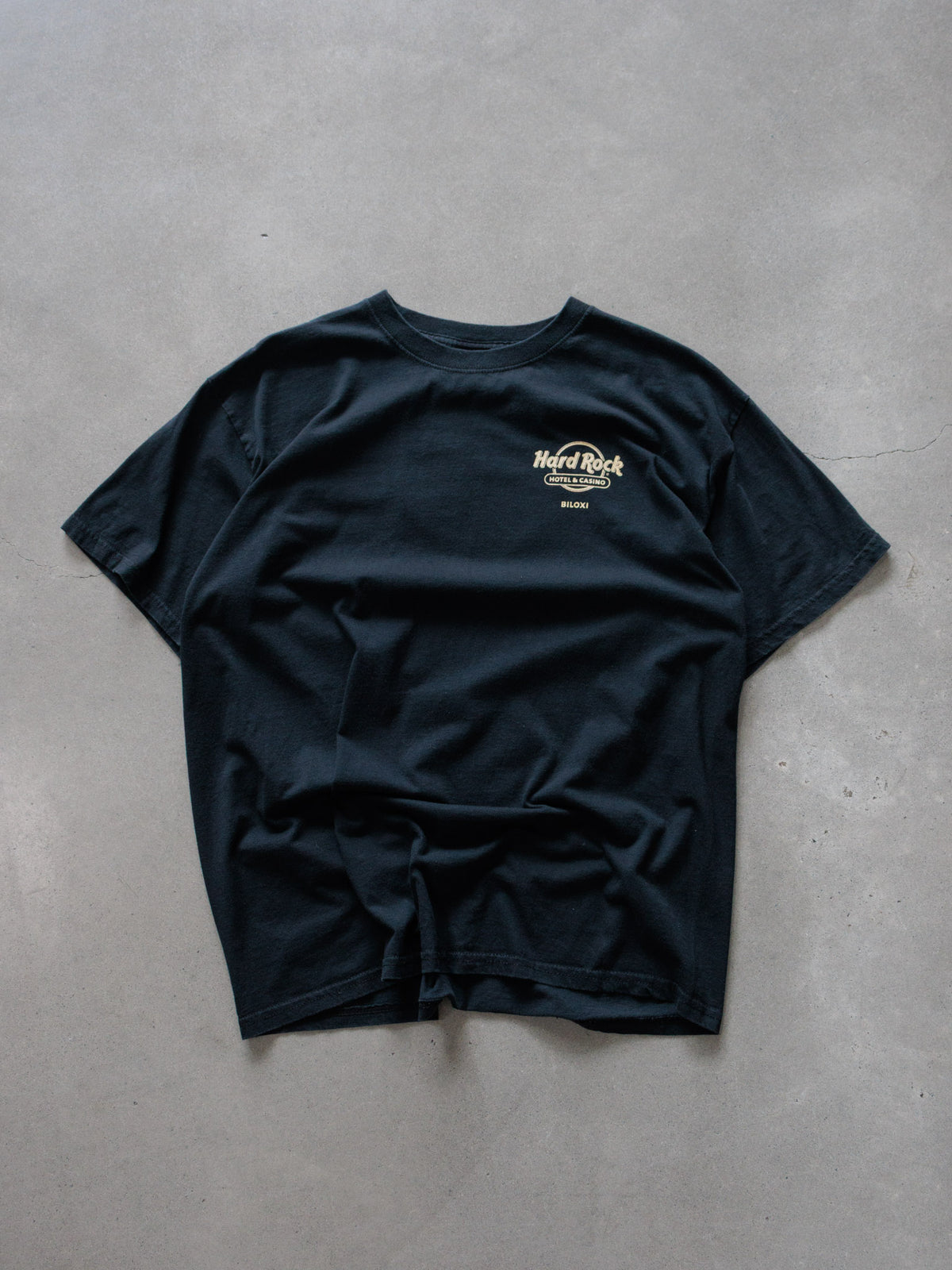 Vintage Black Hard Rock Hotel & Casino Biloxi Tee (XL)