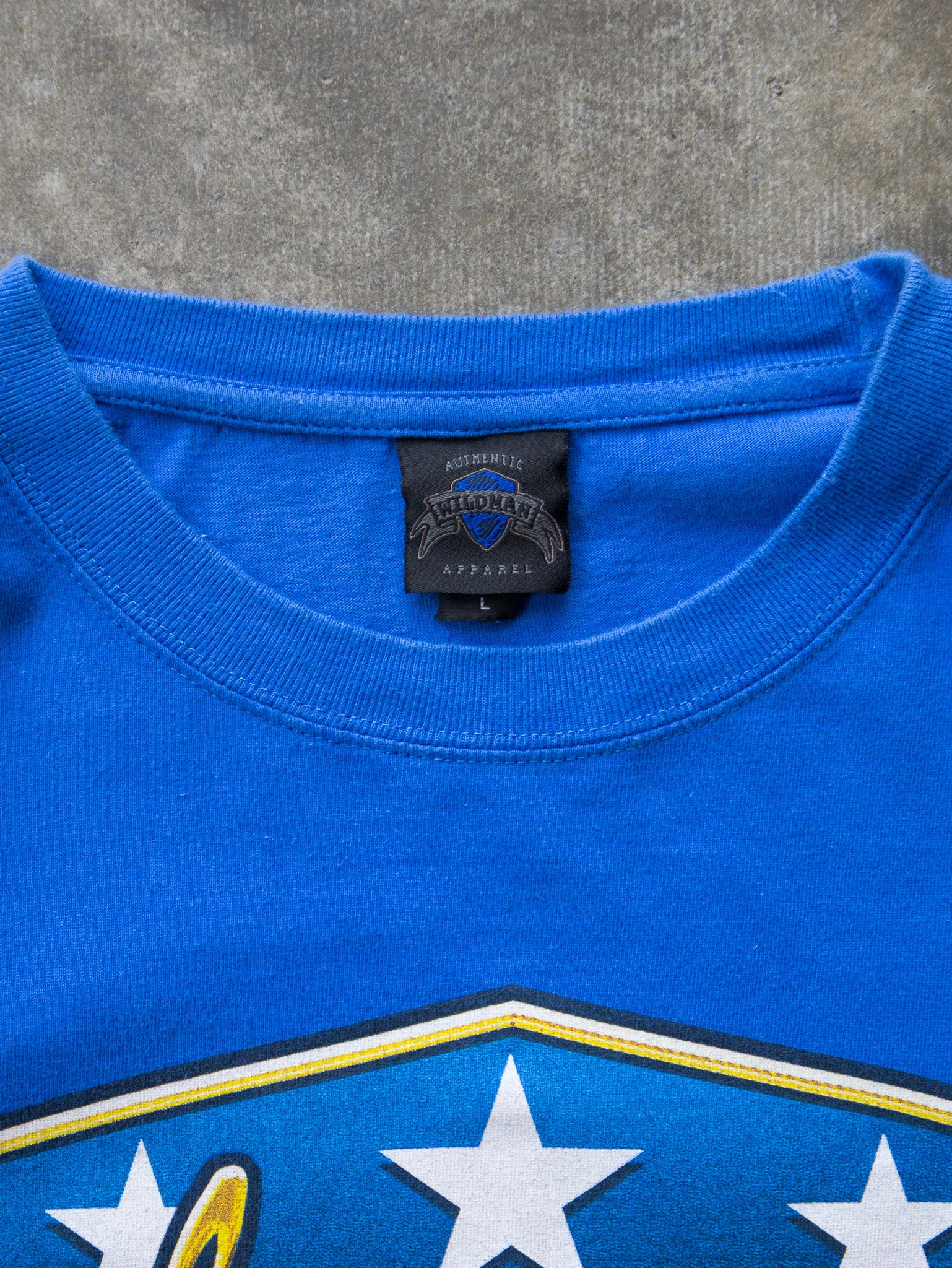 Vintage 00s Blue Kyle Petty NASCAR Tee (L)