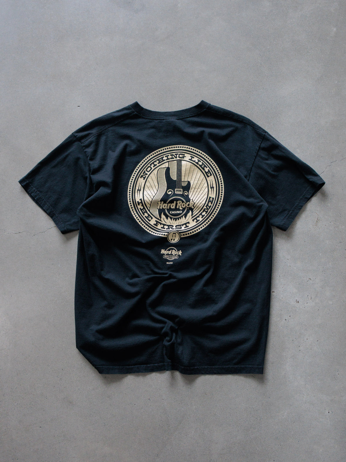 Vintage Black Hard Rock Hotel & Casino Biloxi Tee (XL)