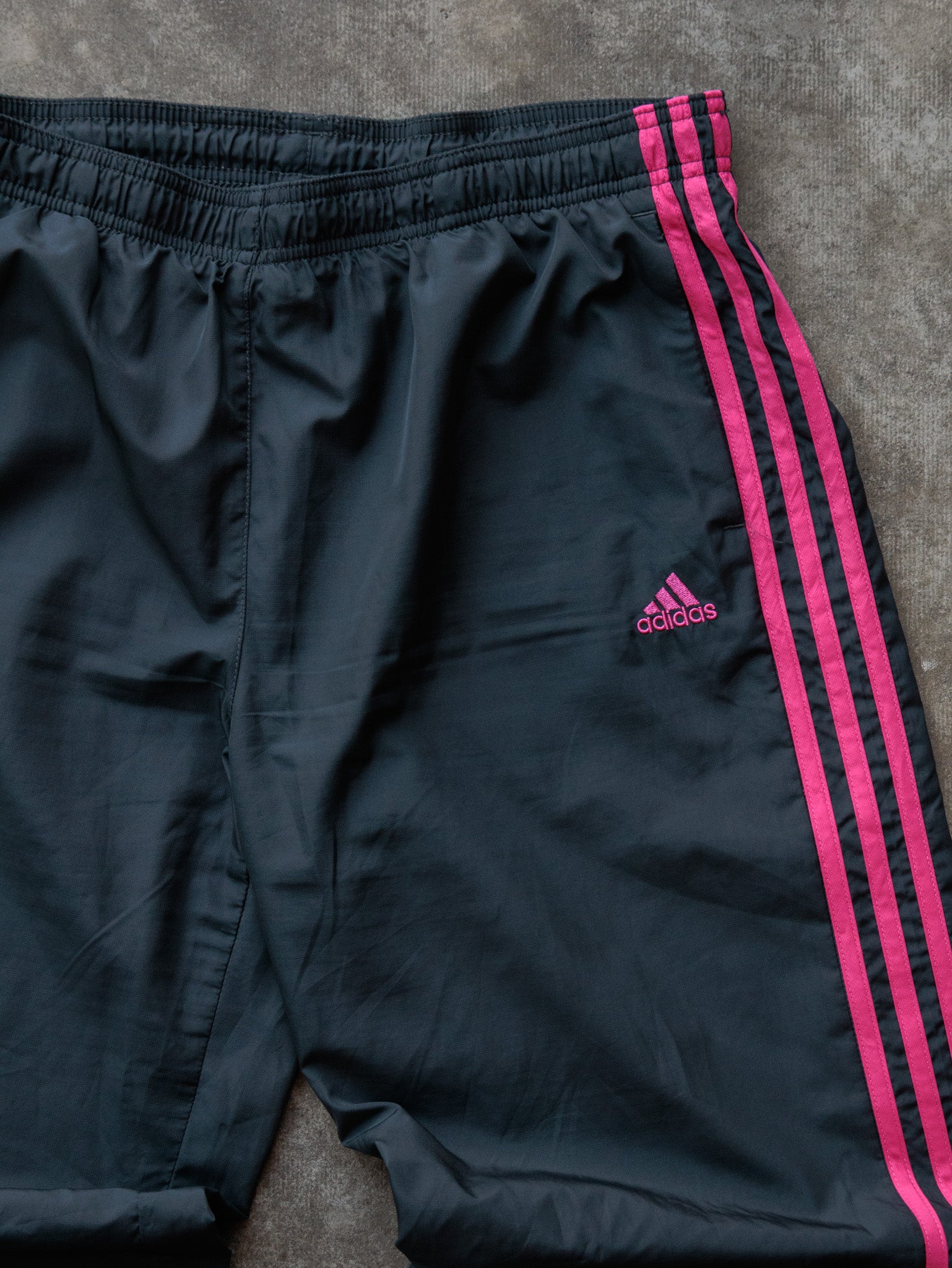 Vintage 00s Black Adidas Track Pants (M)