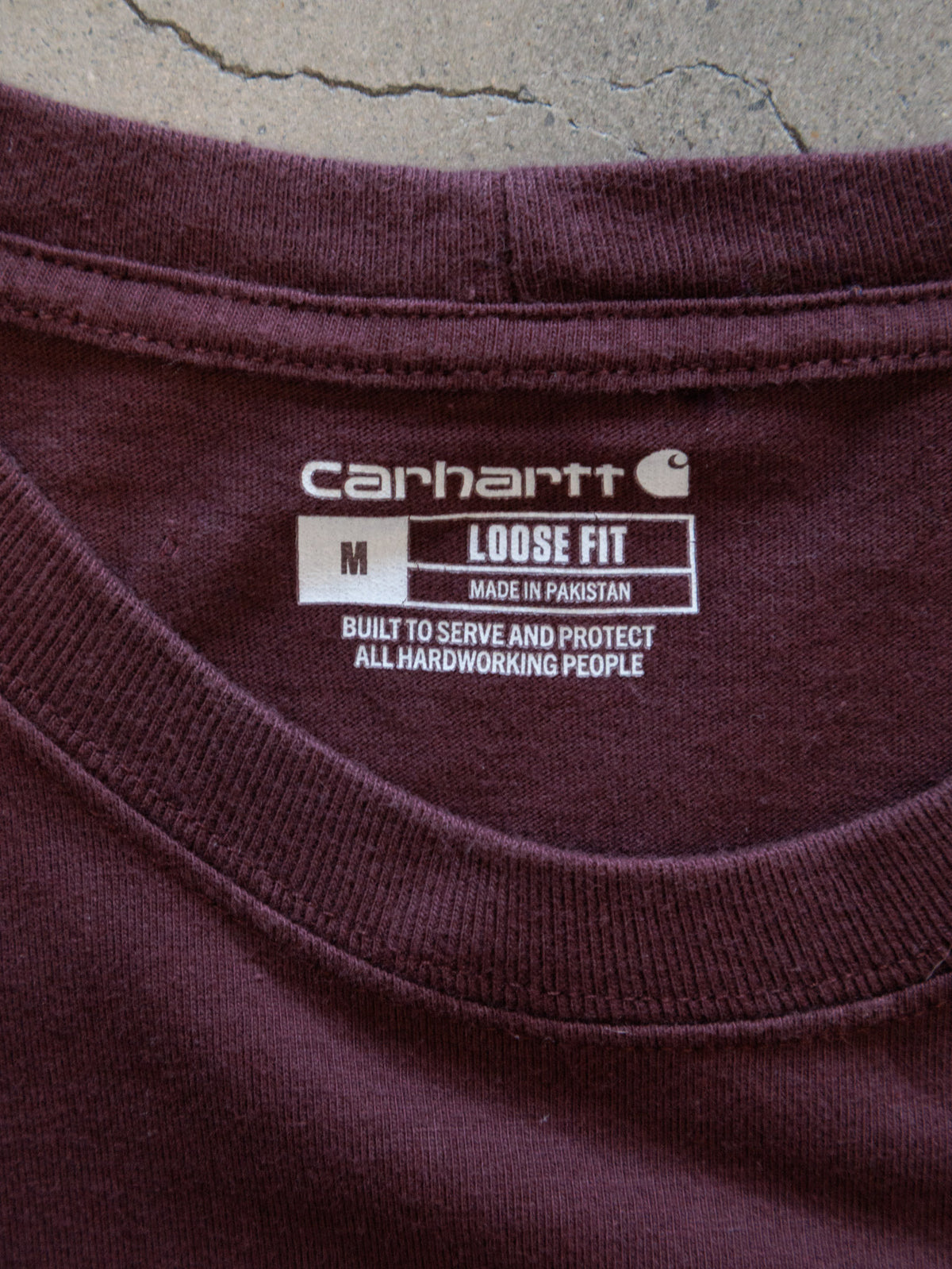 Vintage Red Carhartt Pocket Tee (M)