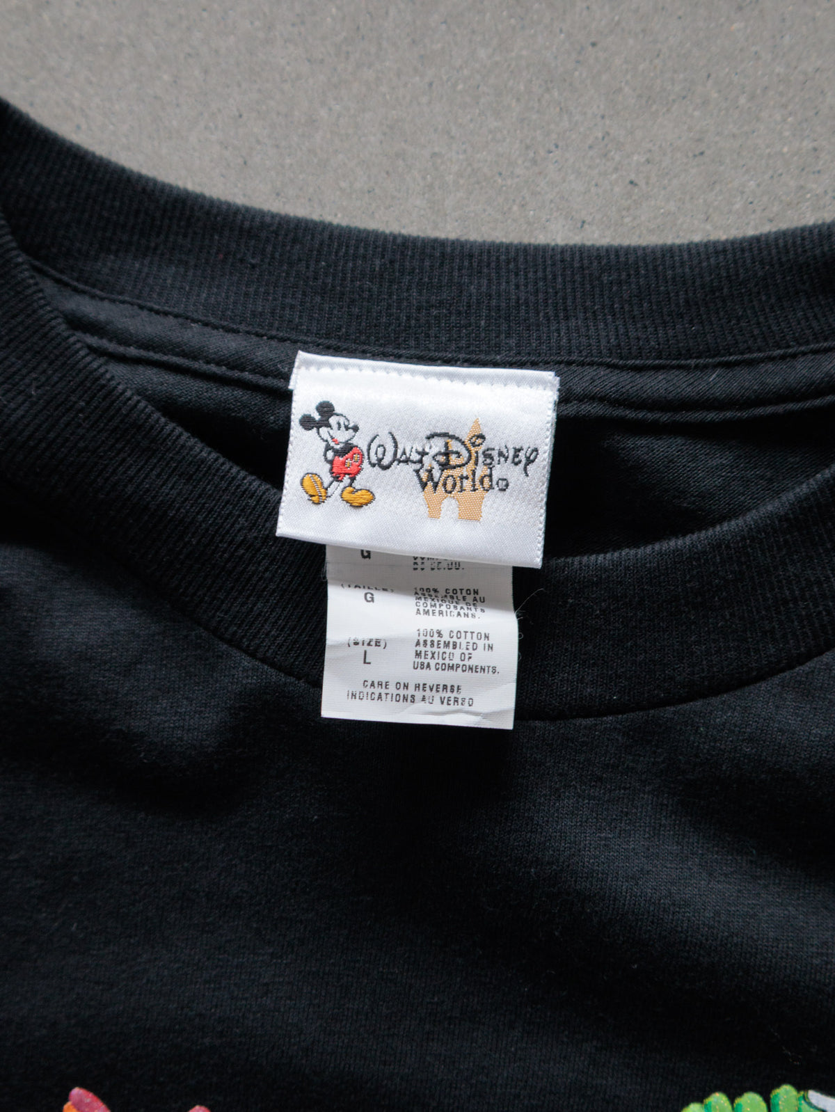 Vintage 2004 Black Walt Disney World Tee (L)