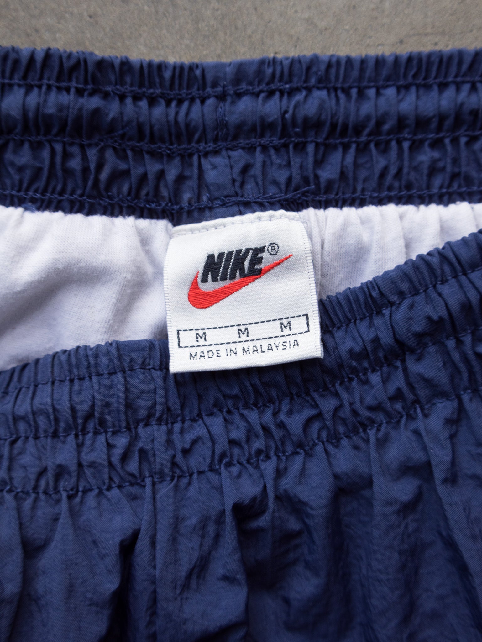 Vintage 90s Navy Nike Track Pants (M)
