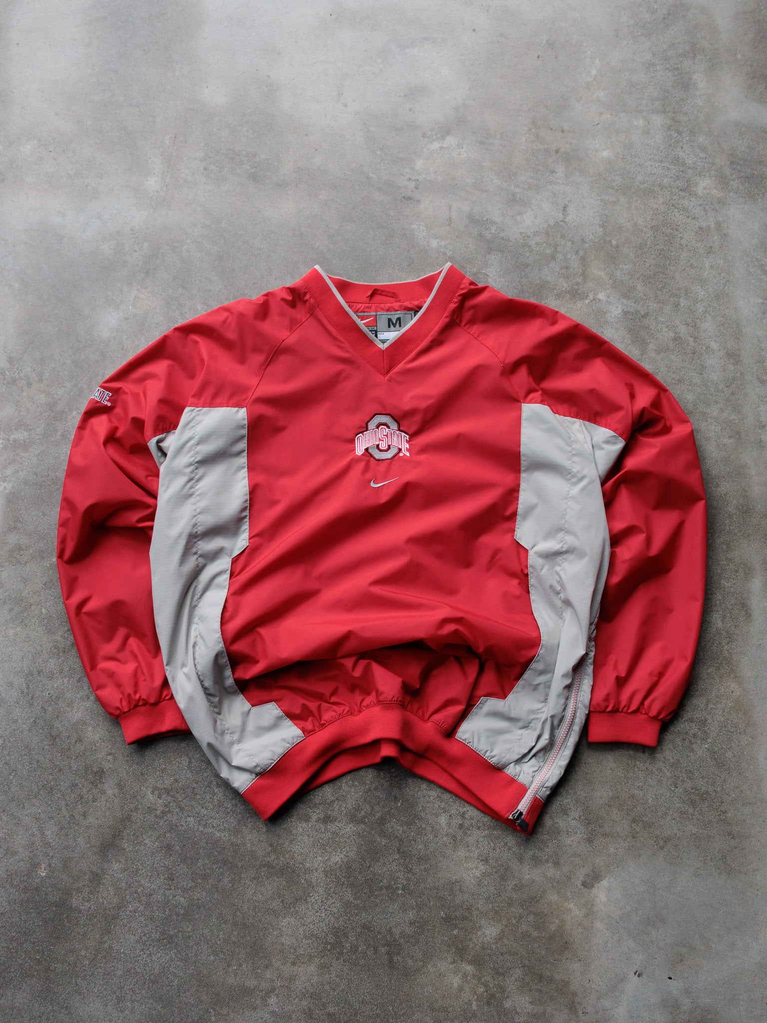 Vintage 00s Red Ohio State Nike Pullover Jacket (M)