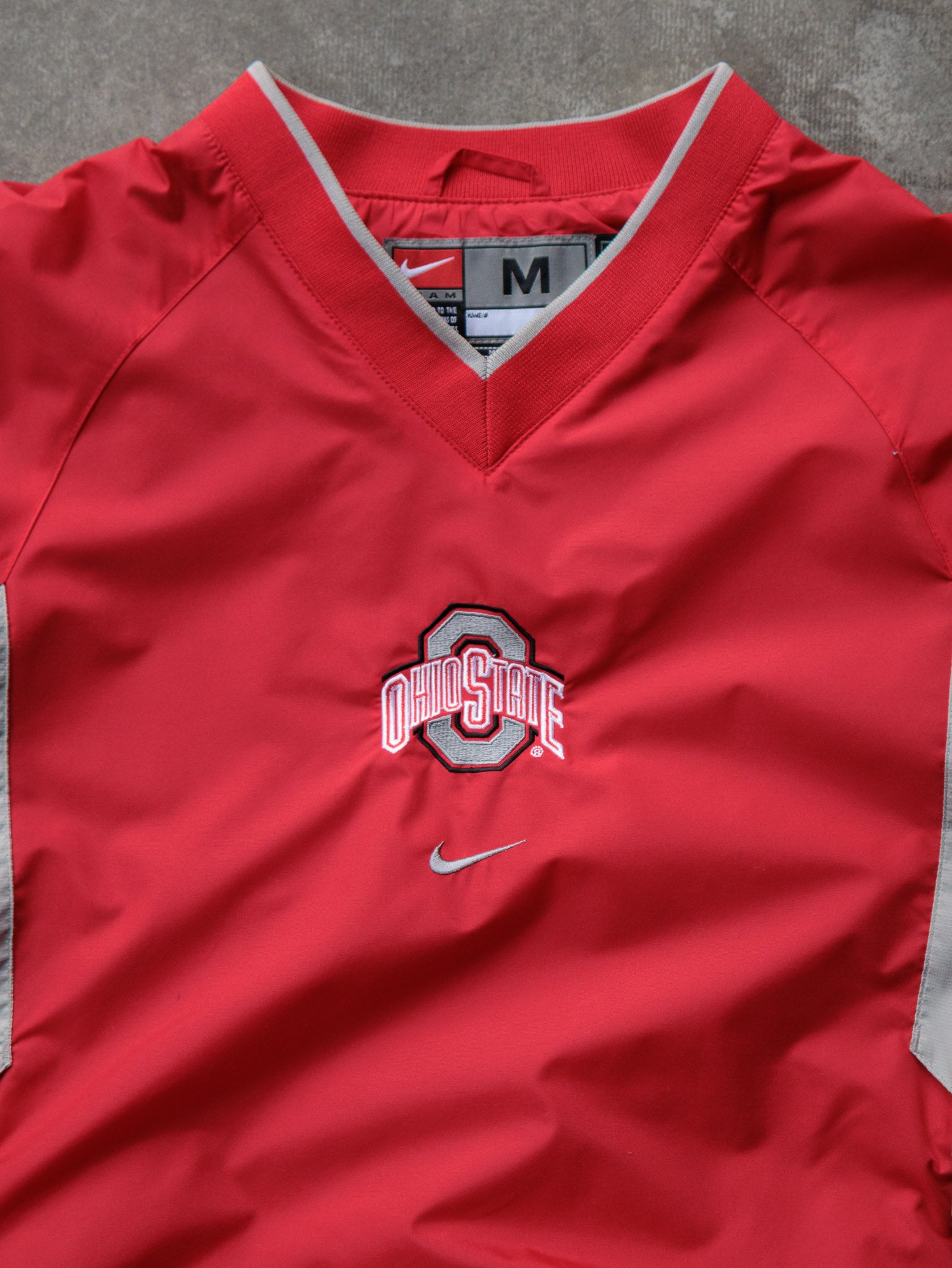 Vintage 00s Red Ohio State Nike Pullover Jacket (M)