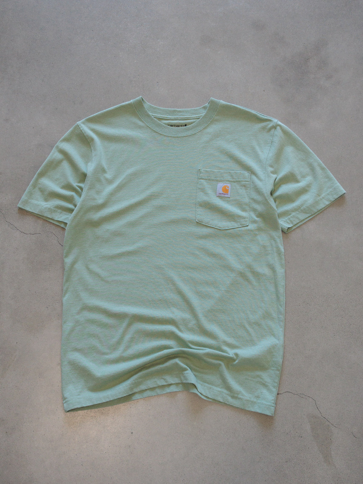 Vintage Green Carhartt Pocket Tee (S)