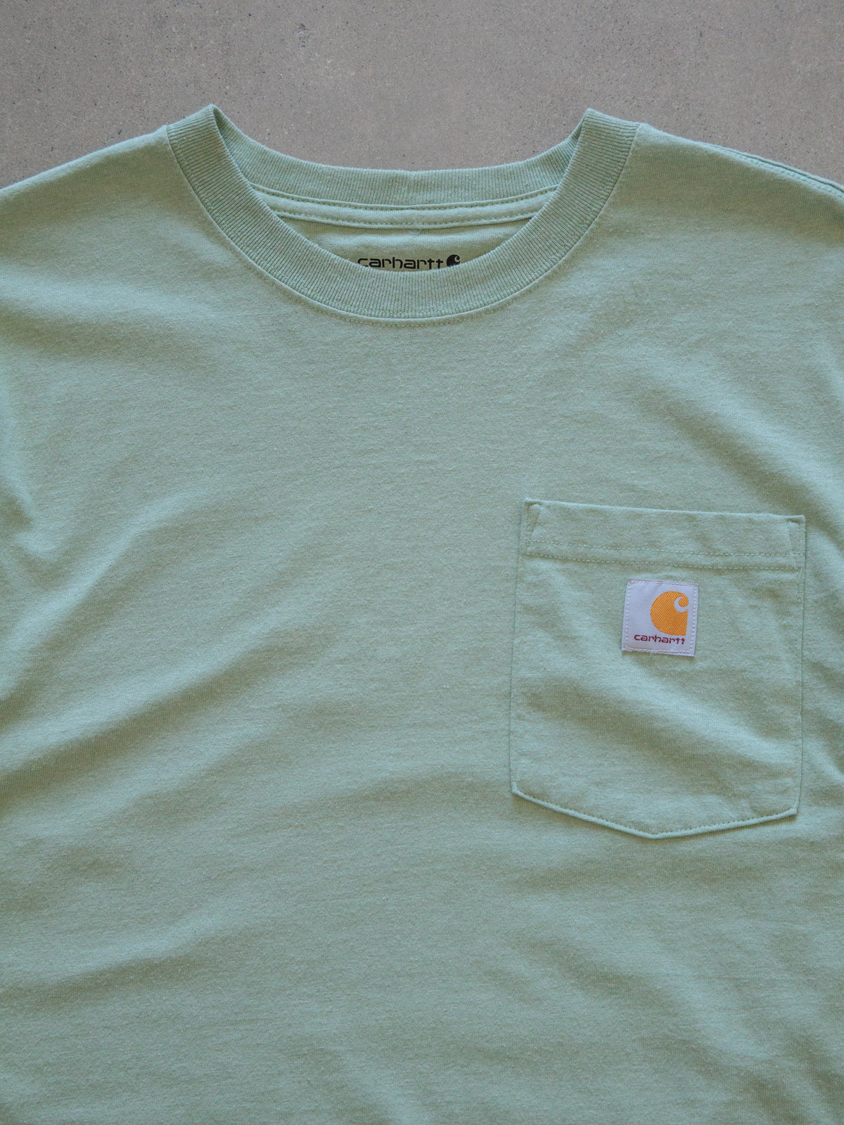 Vintage Green Carhartt Pocket Tee (S)