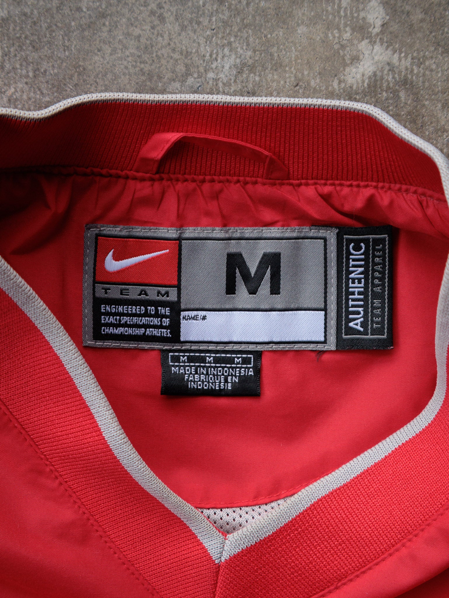Vintage 00s Red Ohio State Nike Pullover Jacket (M)