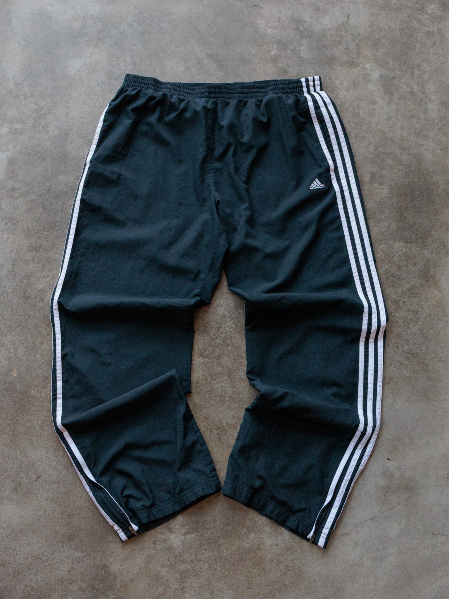 Vintage 00s Green Adidas Track Pants (XL)