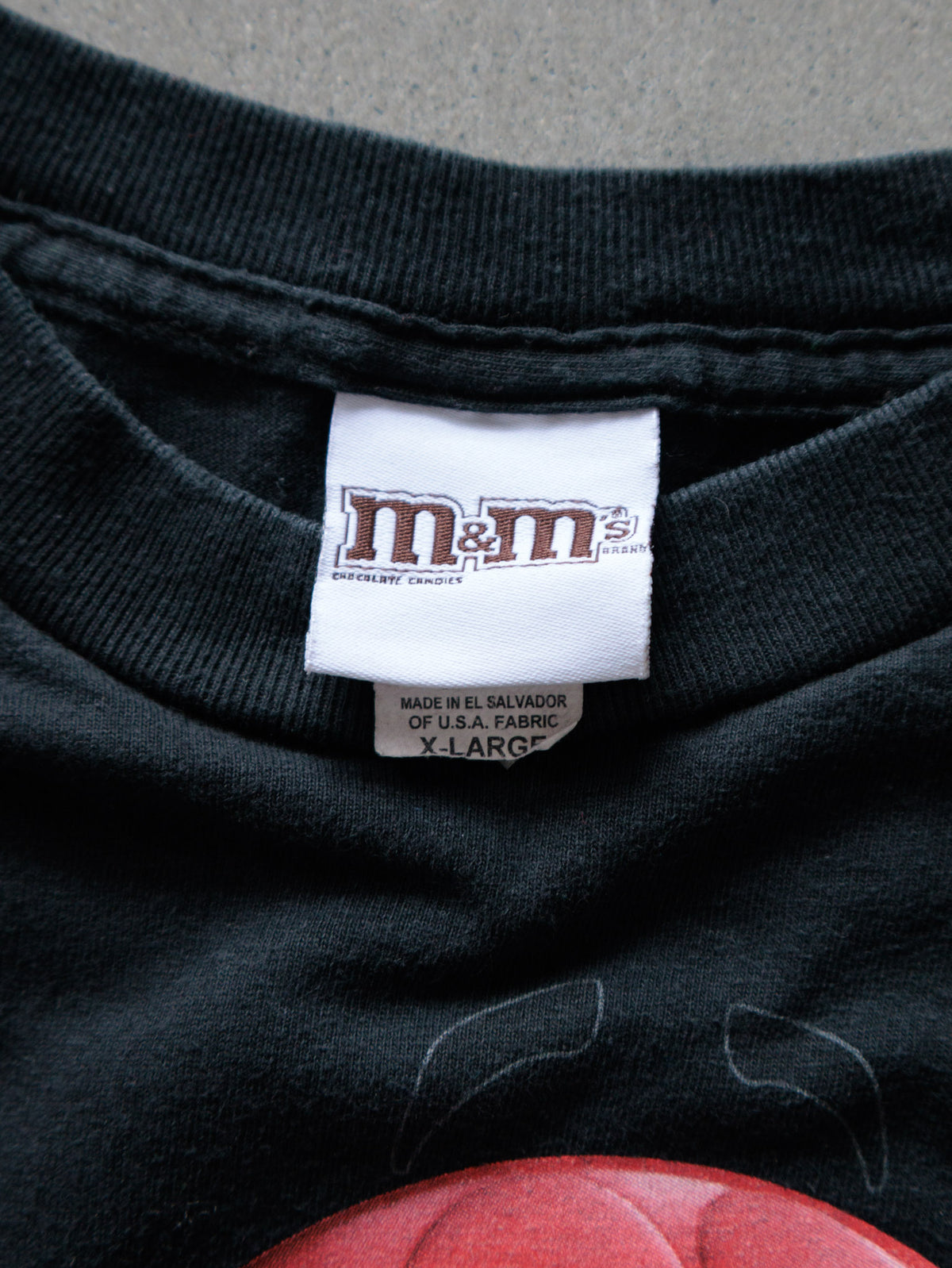 Vintage 90s Black M&M's Red Tee (XL)