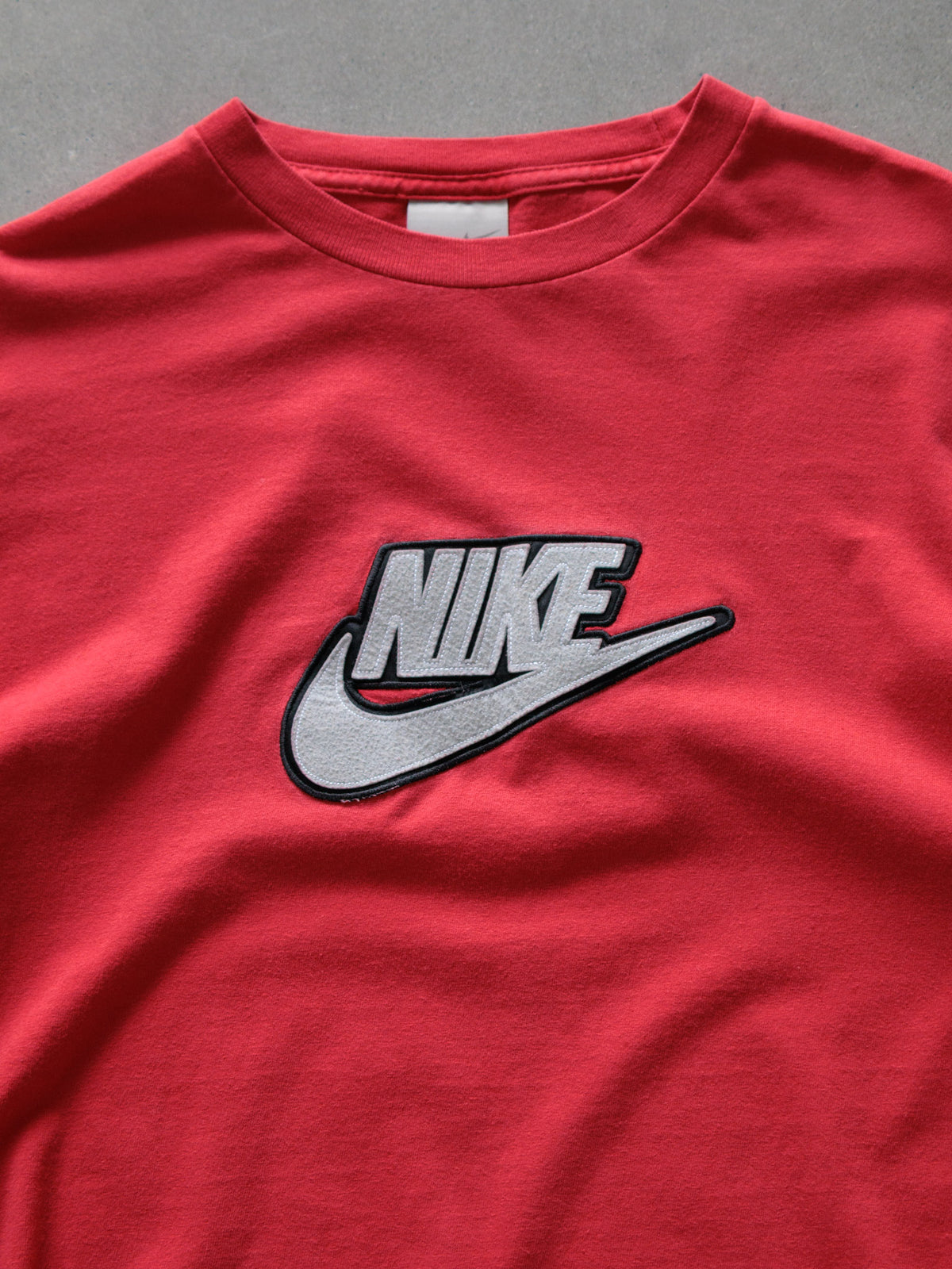 Vintage Red Nike Long Sleeve Tee (XL)