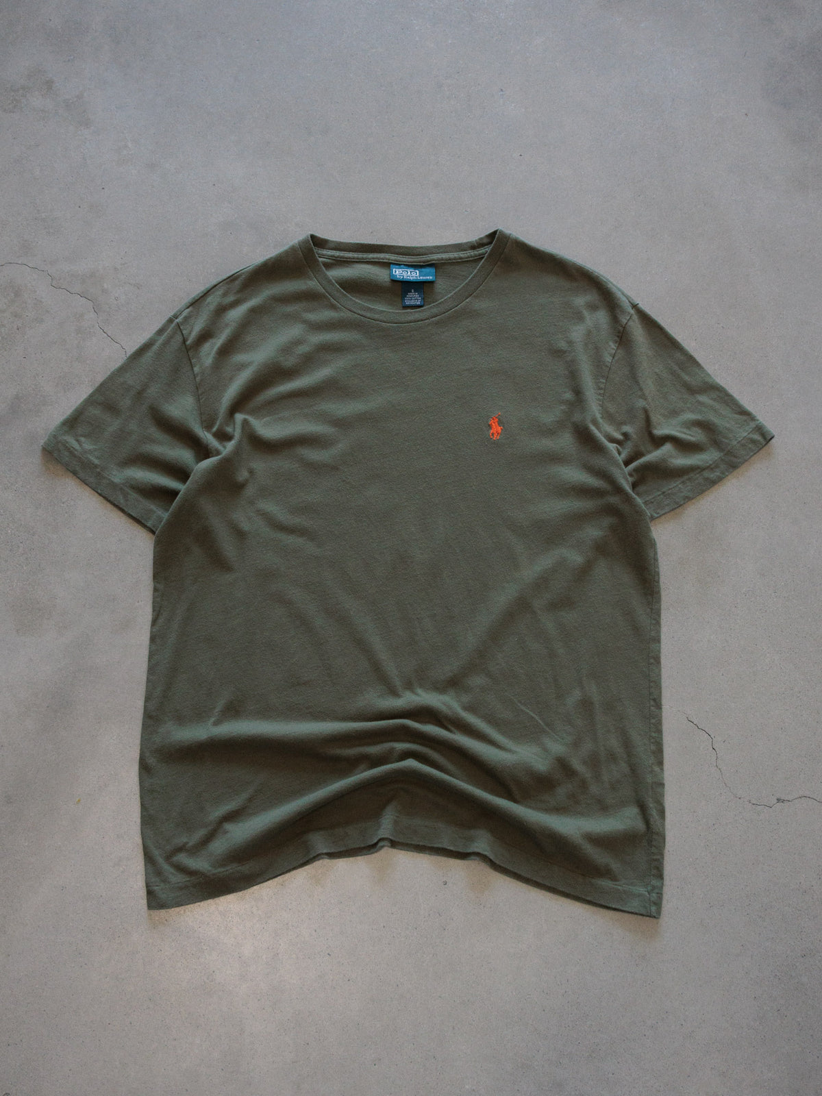 Vintage Green Polo Ralph Lauren Tee (S)