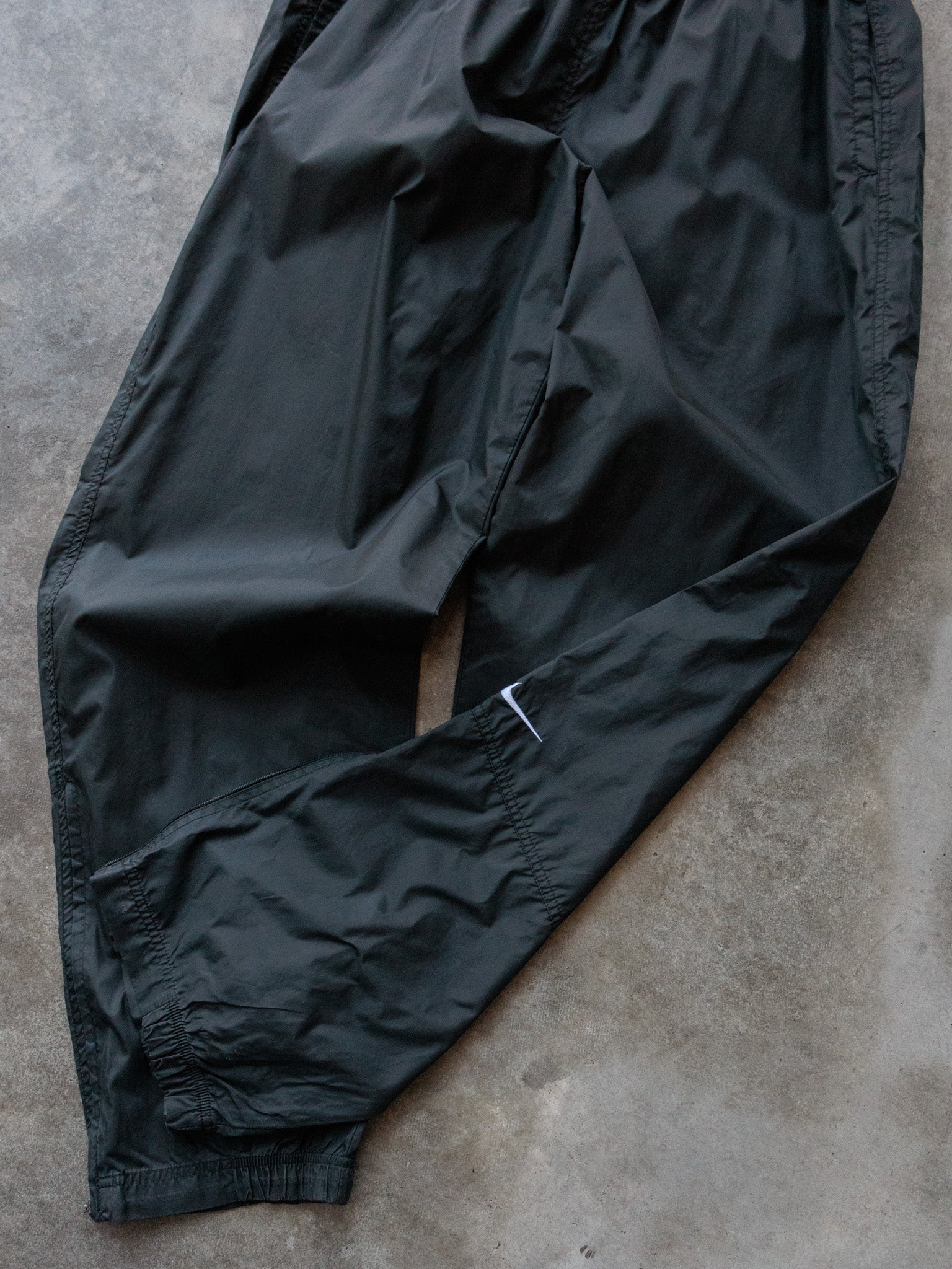 Vintage 90s Black Nike Track Pants (XL)