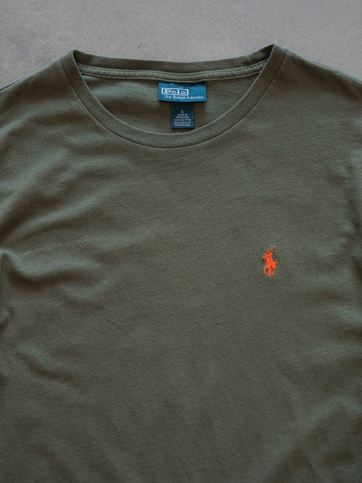 Vintage Green Polo Ralph Lauren Tee (S)