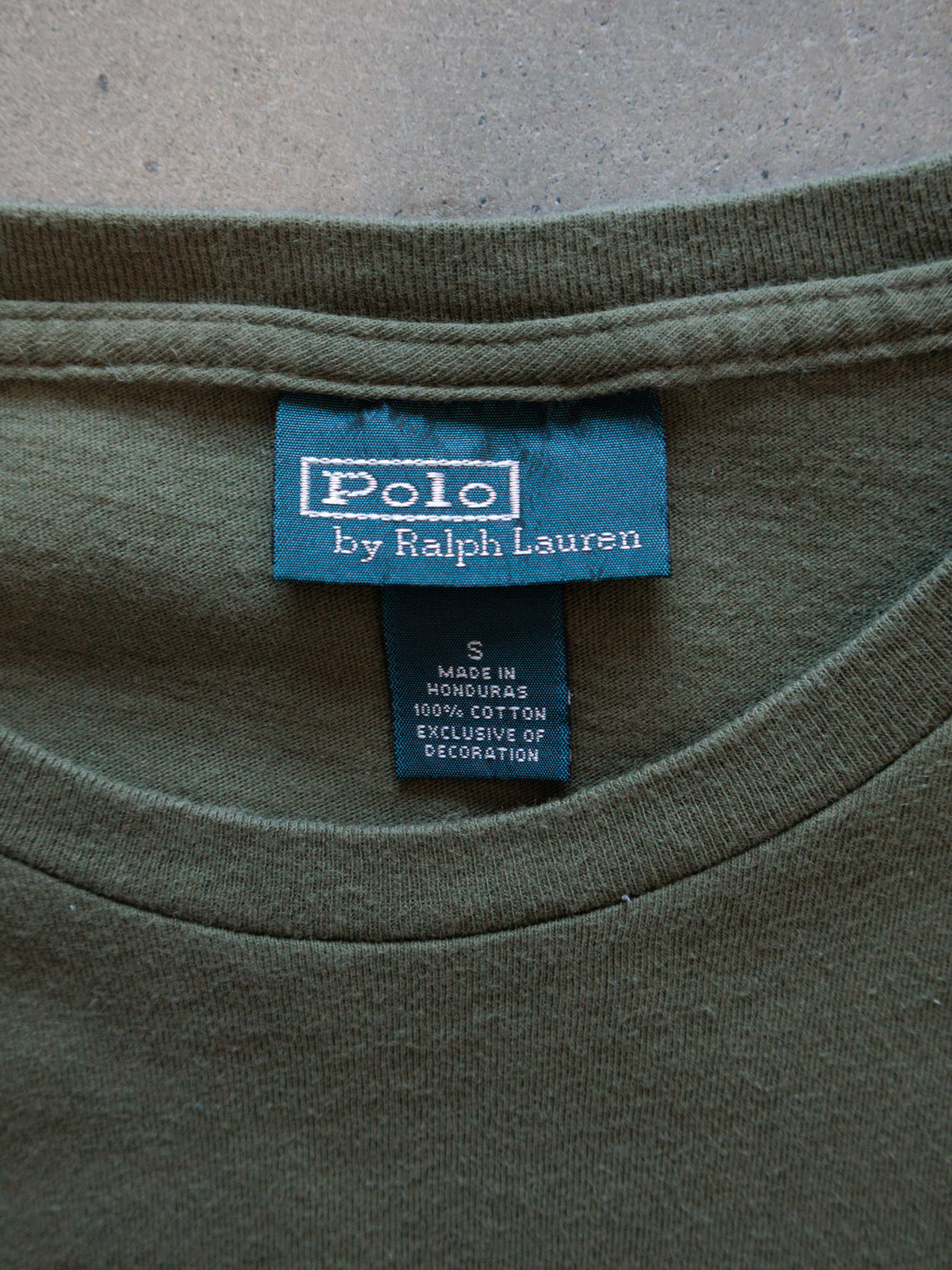Vintage Green Polo Ralph Lauren Tee (S)