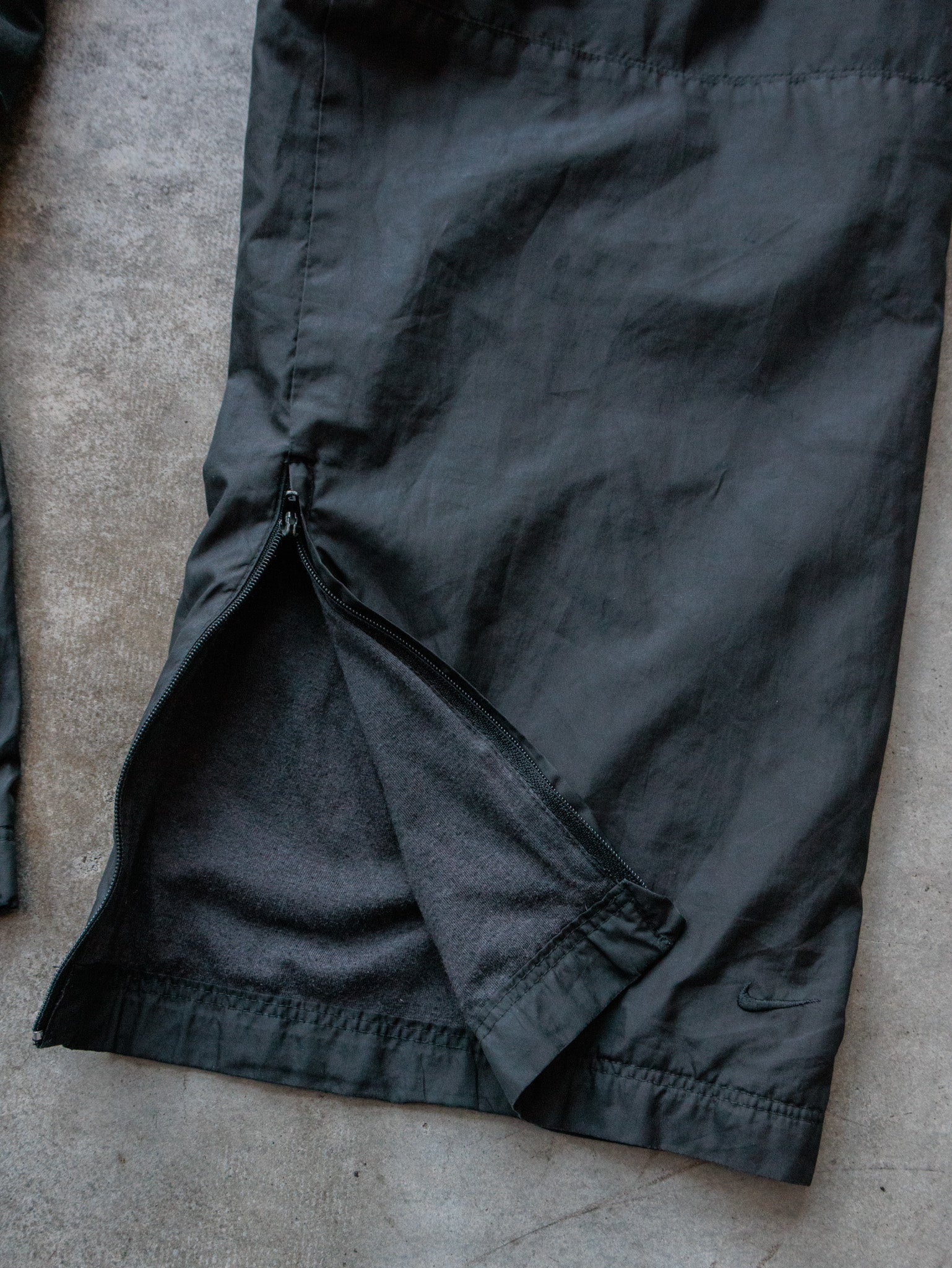 Vintage 00s Black Nike Track Pants (Women's S)