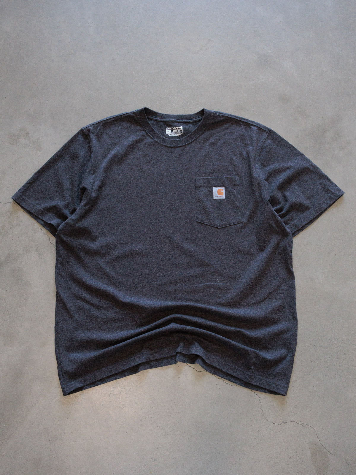 Vintage Grey Carhartt Pocket Tee (XL)