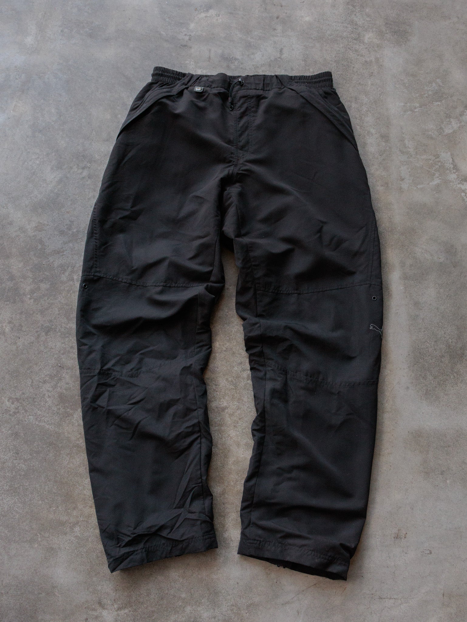 Vintage 00s Black Puma Track Pants (L)
