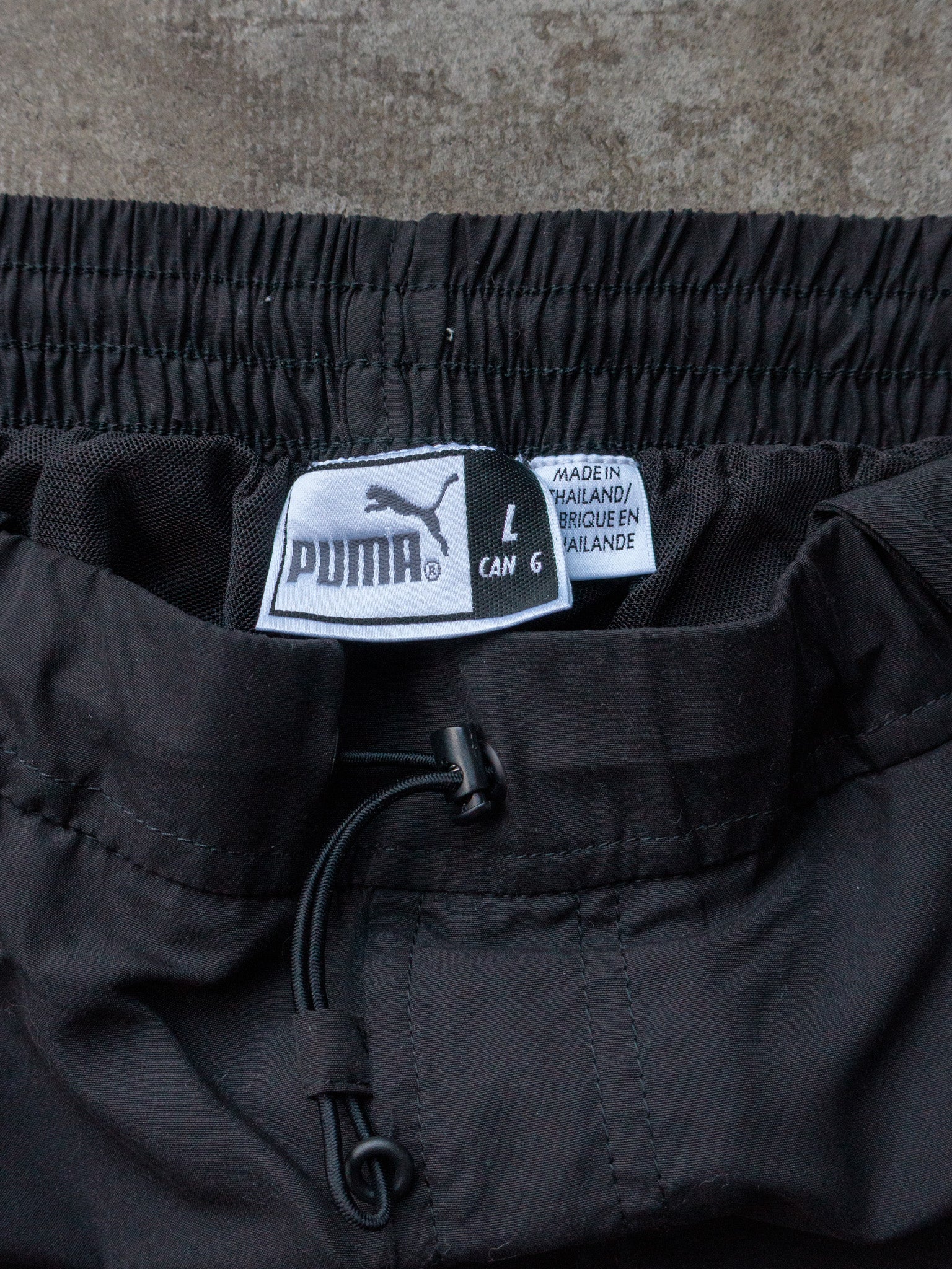 Vintage 00s Black Puma Track Pants (L)