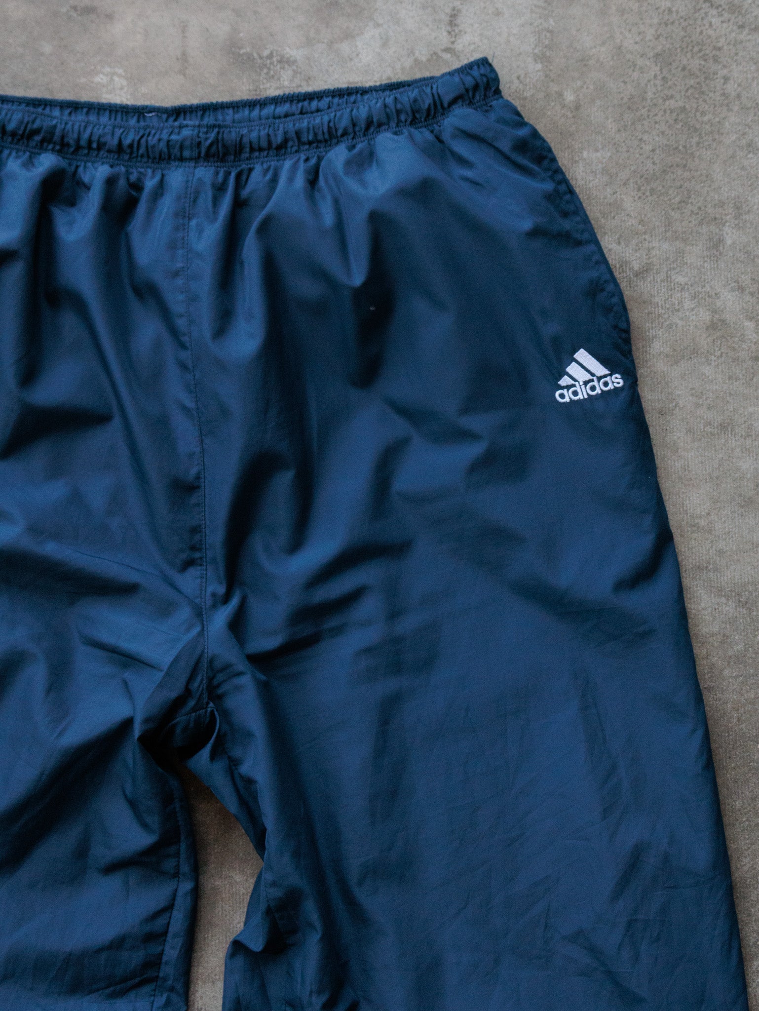 Vintage Navy Adidas Track Pants (XL)