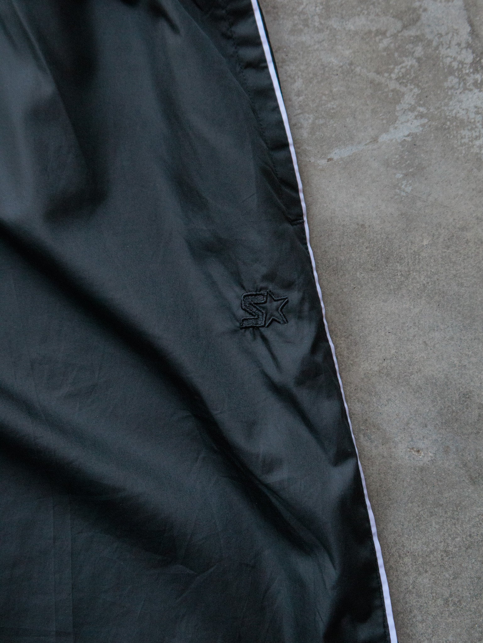 Vintage 00s Black Starter Track Pants (XL)