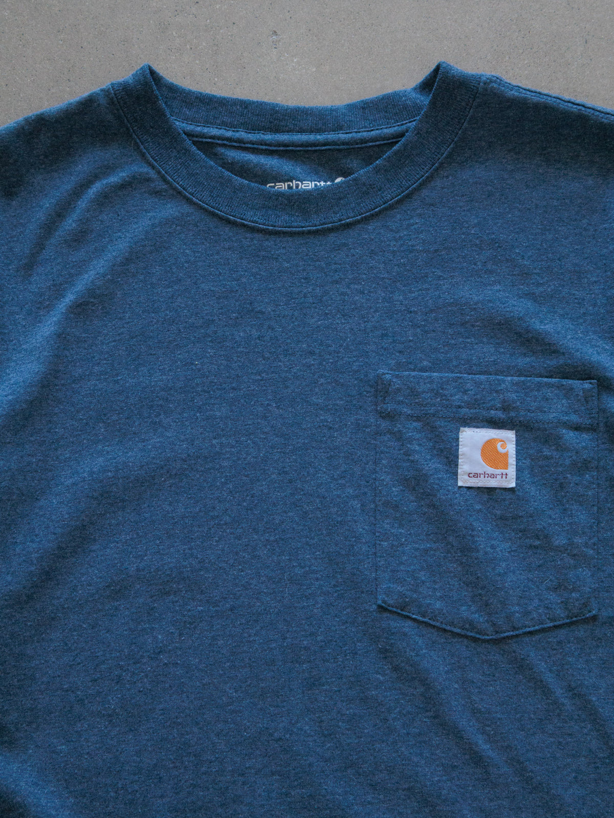 Vintage Navy Carhartt Pocket Tee (M)