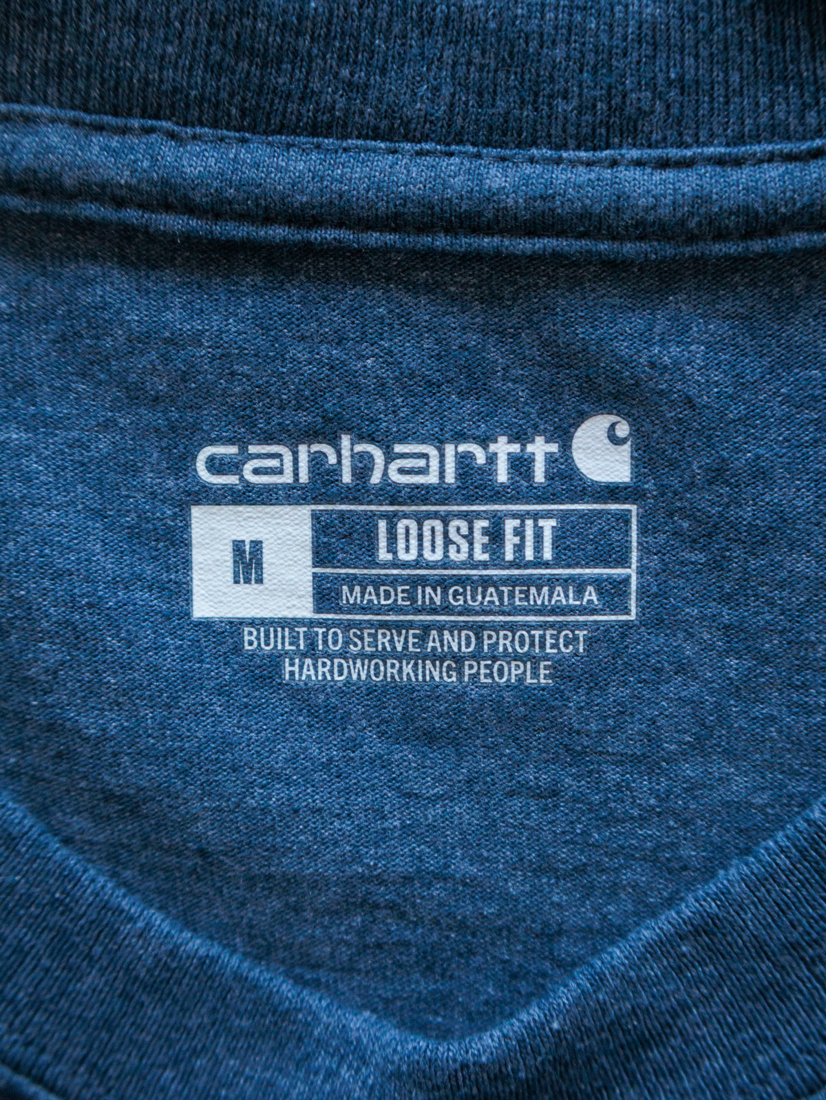 Vintage Navy Carhartt Pocket Tee (M)